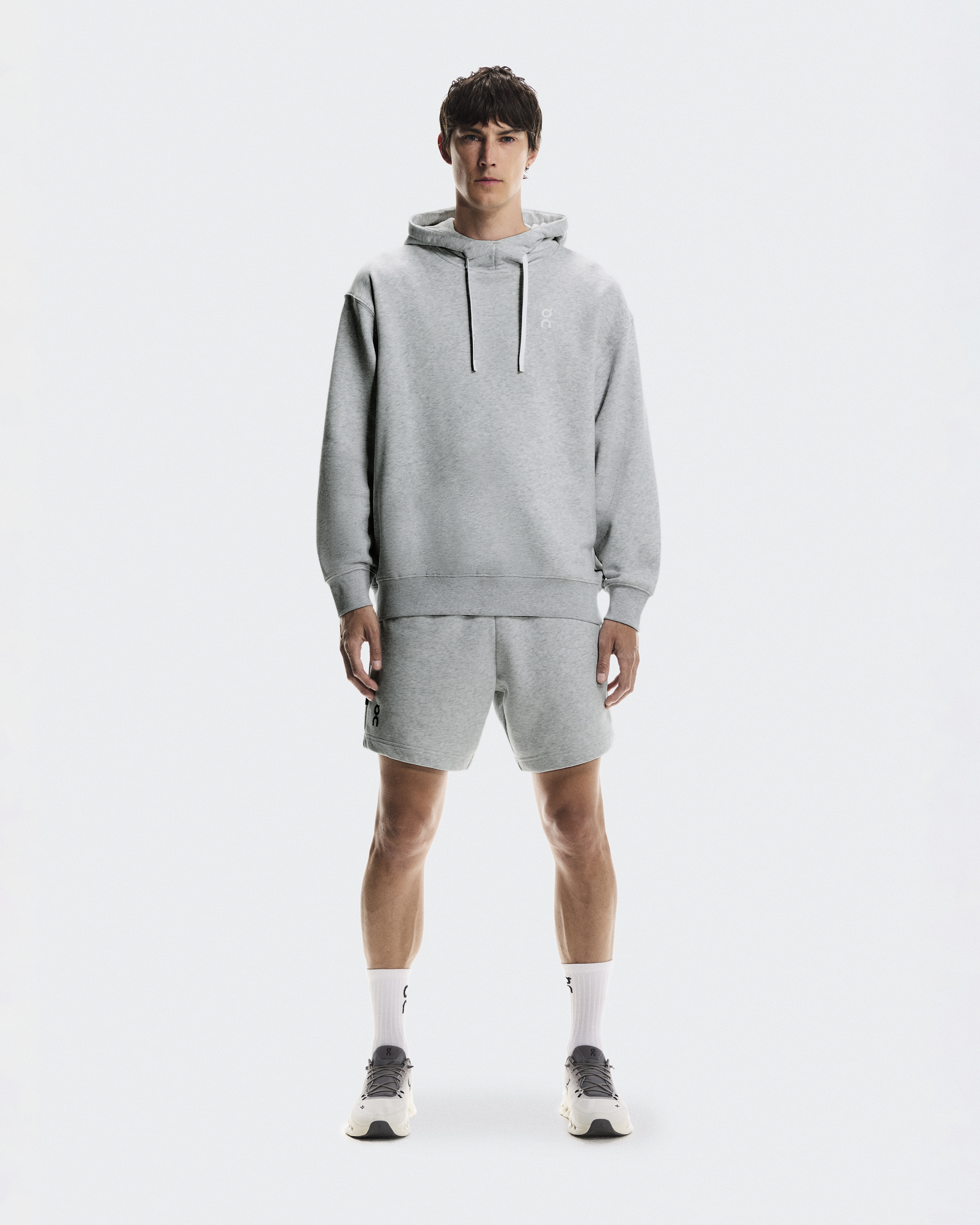 On Club Hoodie Smash HoodieHoodie para Hombre en Grey Heather, Talla: Medium, Polyester