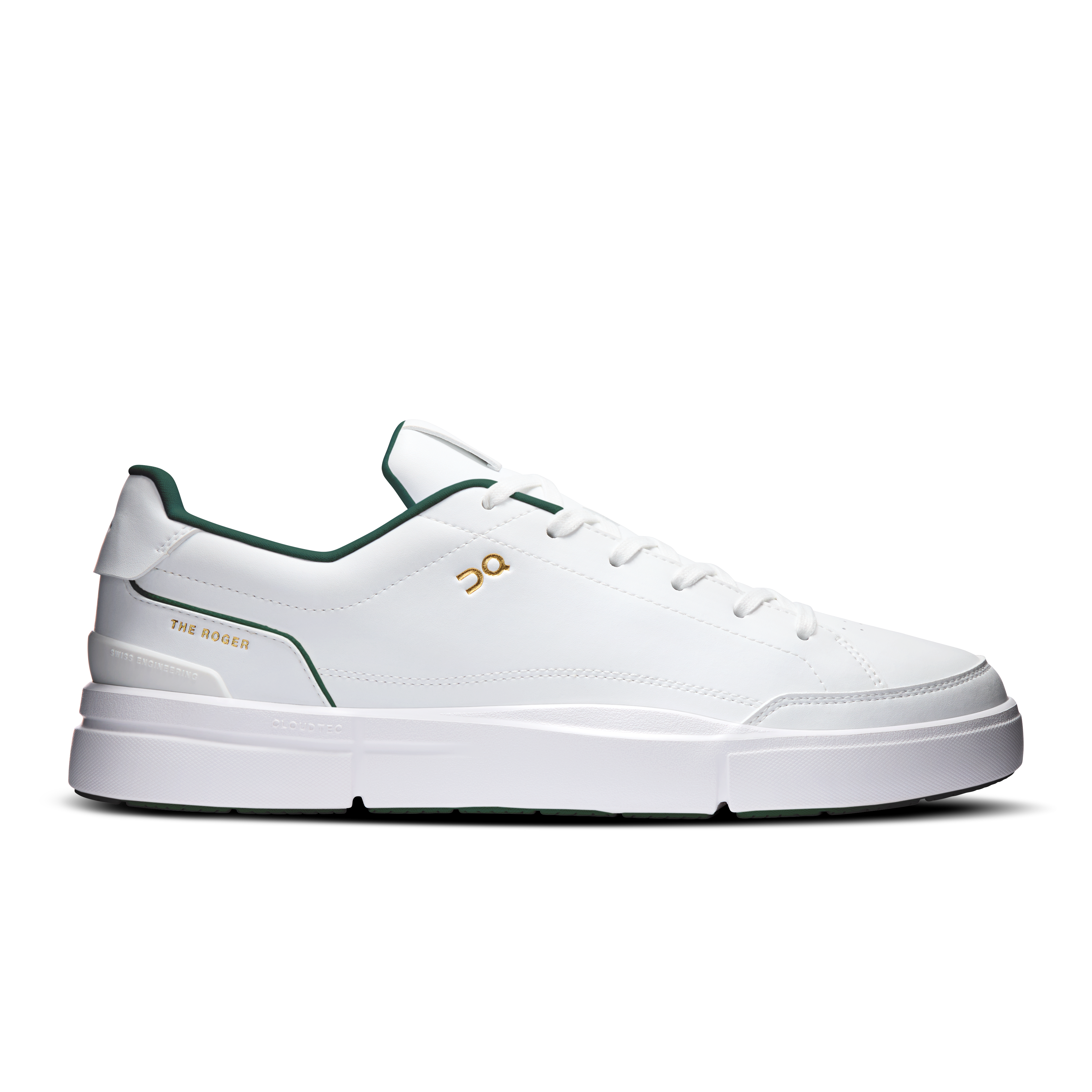 On THE ROGER Centre Court White & Evergreen Men Active life Shoes