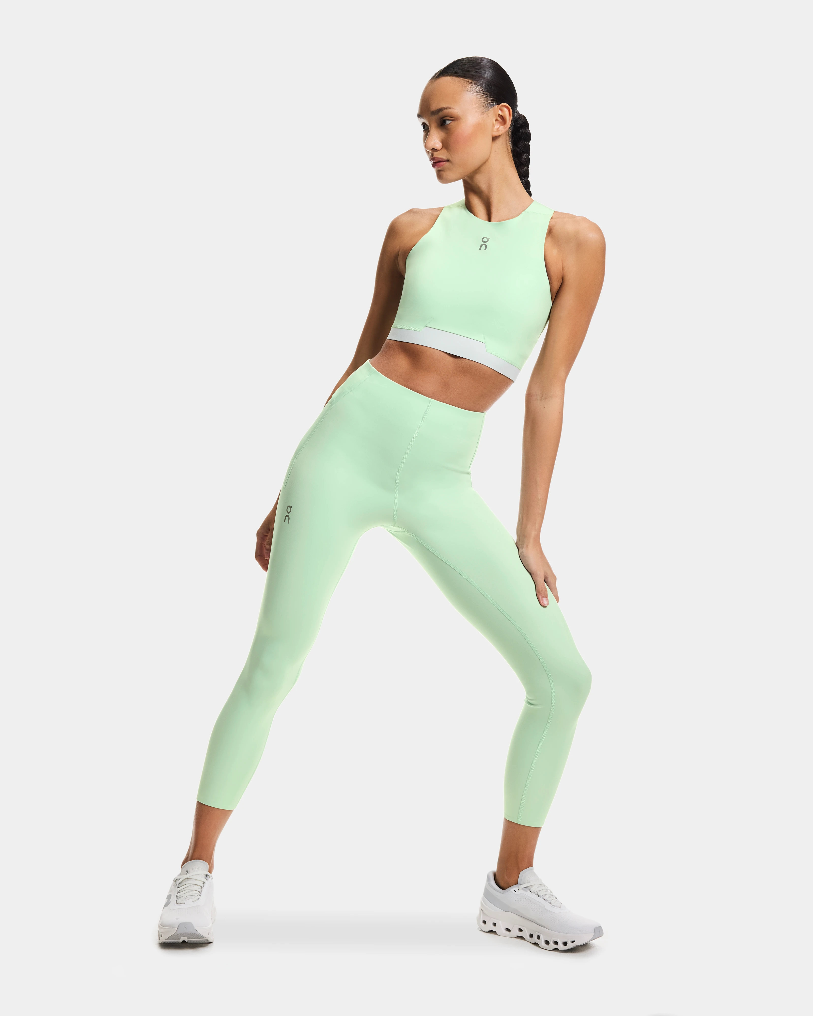 On Train Tights 7/8 Creek Feminino Calças leggings