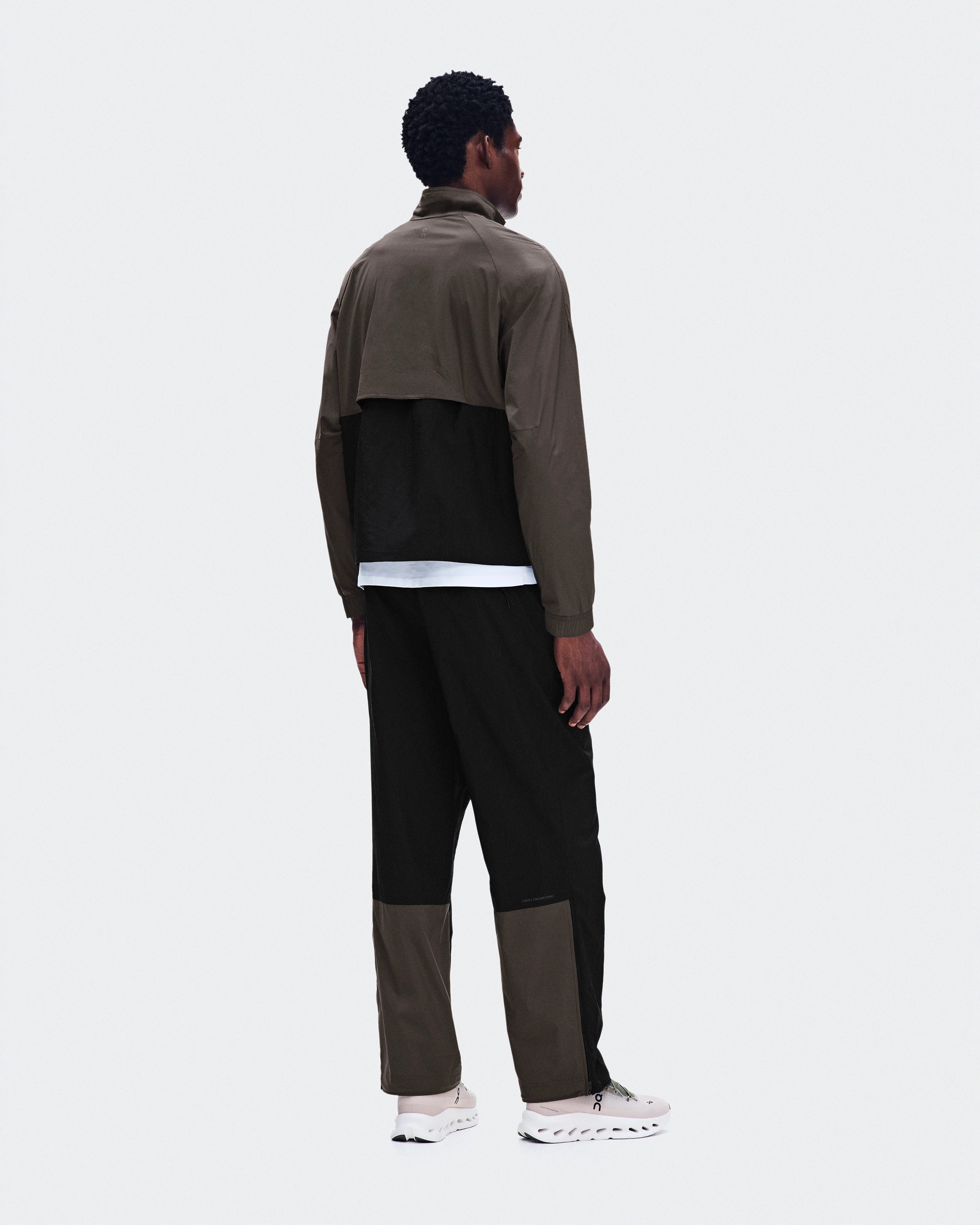 On All-Day Track Jacket Black & Espresso Men Track