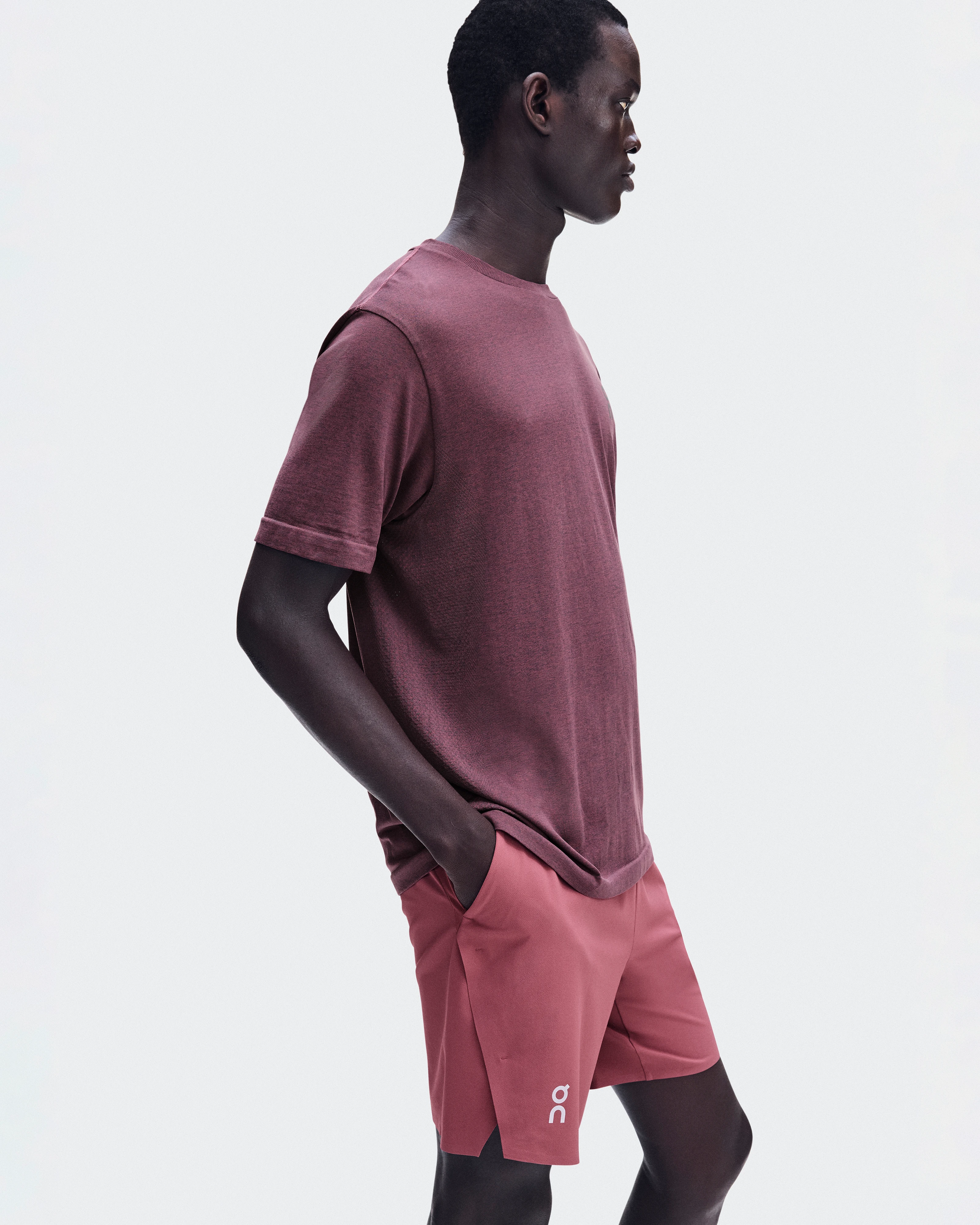 On Train Flex-T Barberry Heather Men Tops and t-shirts