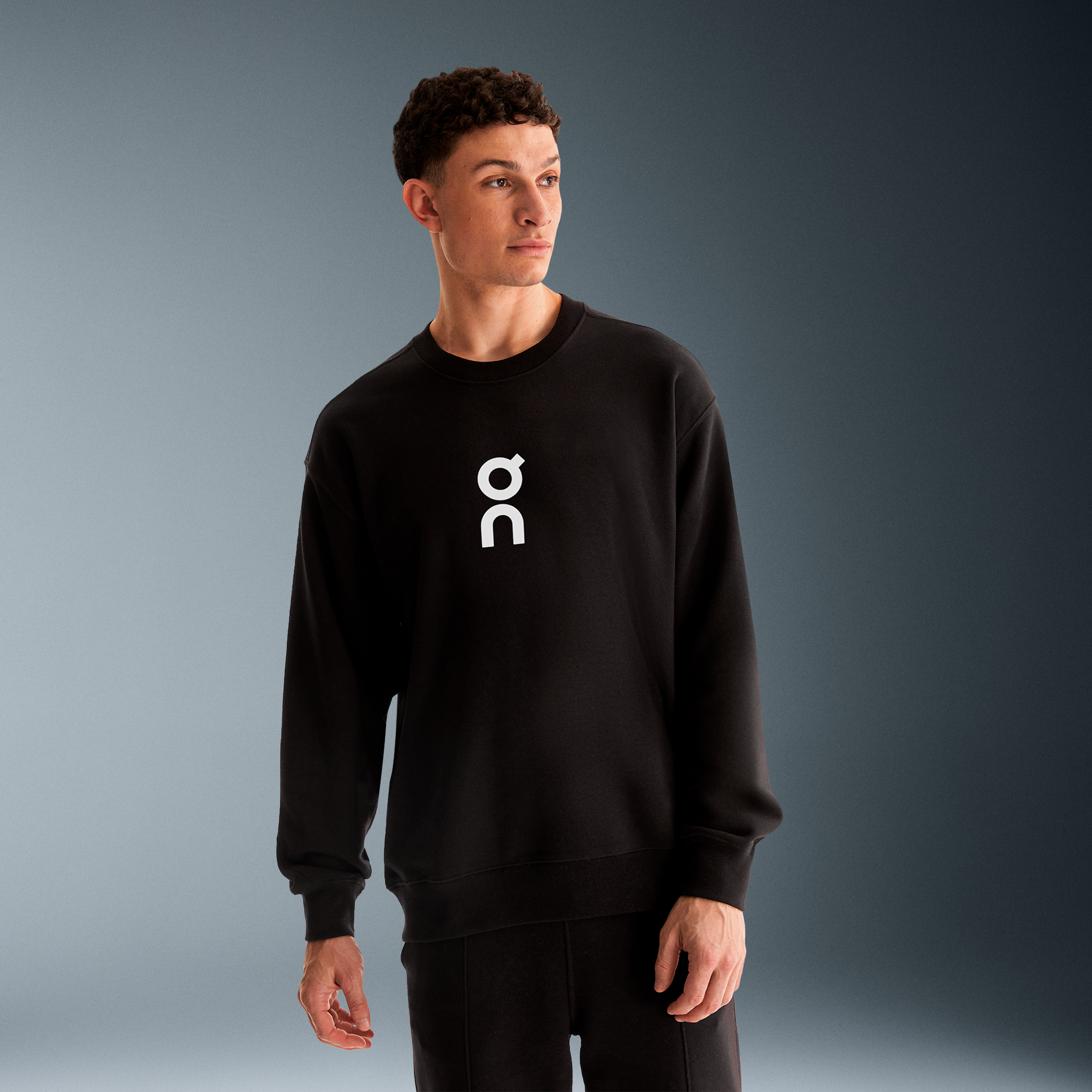 Club Crew Sweater in Black