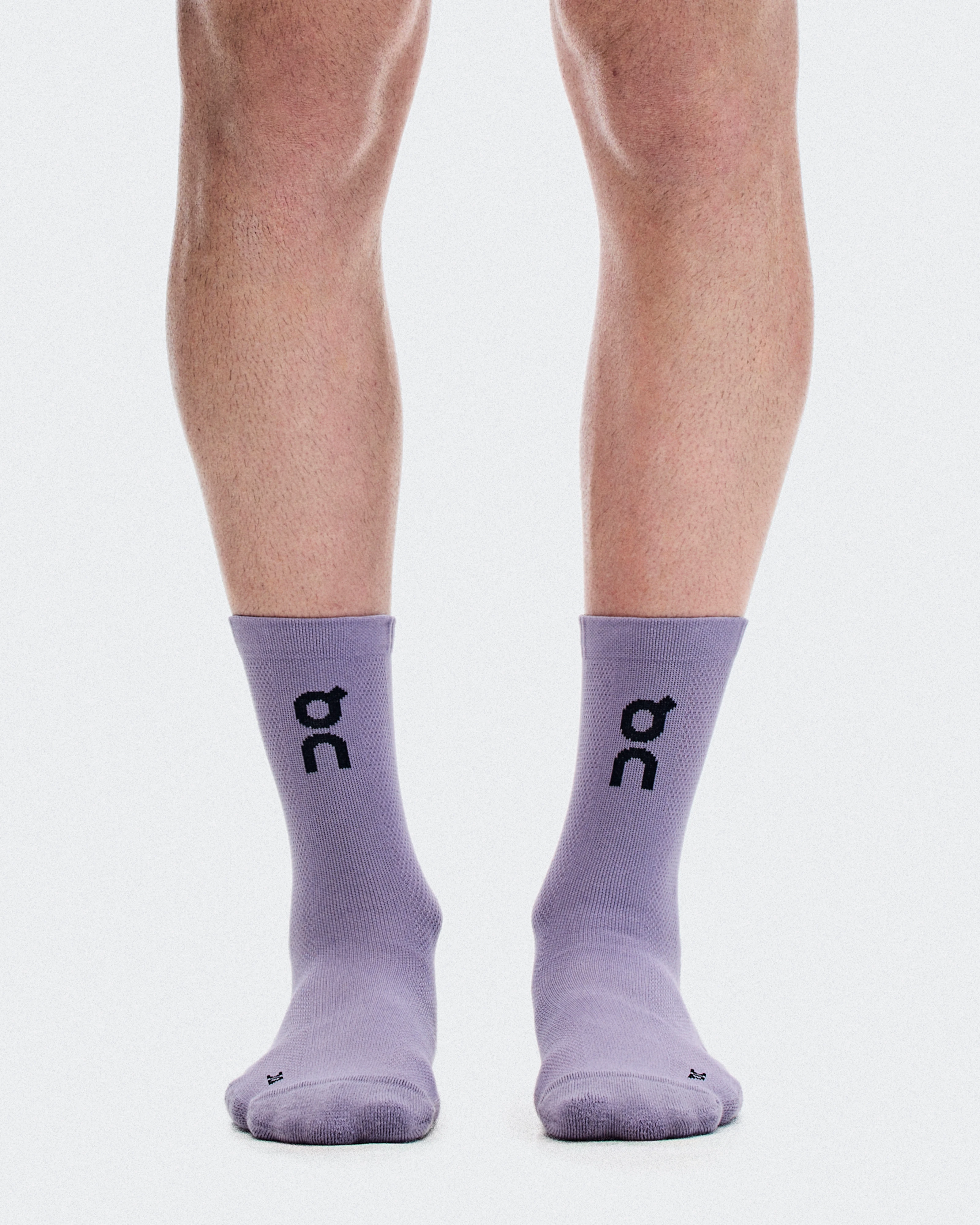 On Core Run Sock High 2P Foxglove & Mallow Unisex Calcetines