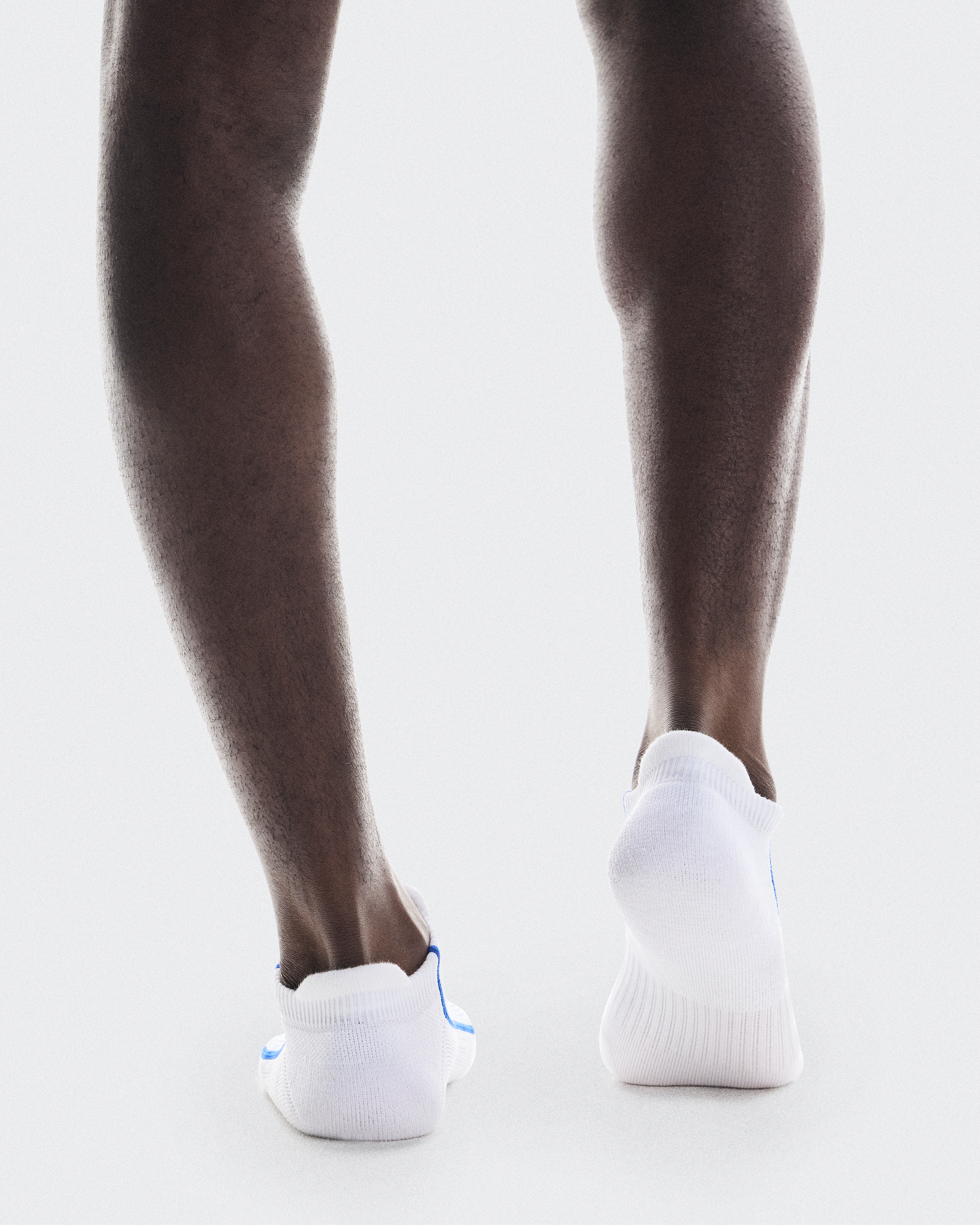 Court Sock LowUnisex / White | Indigo / 38-40