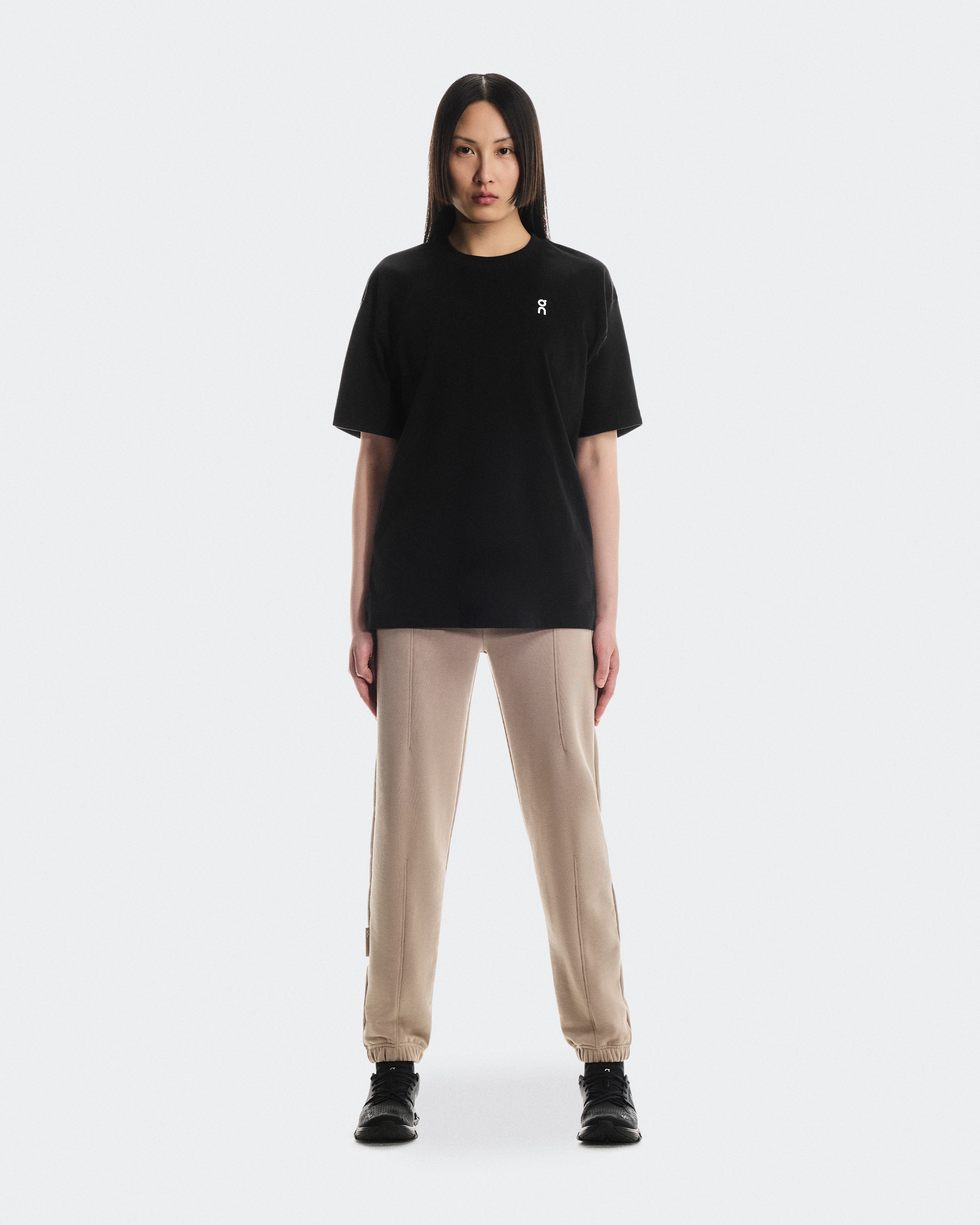 On Club T Graphic Black & Olive Women Tops and t-shirts