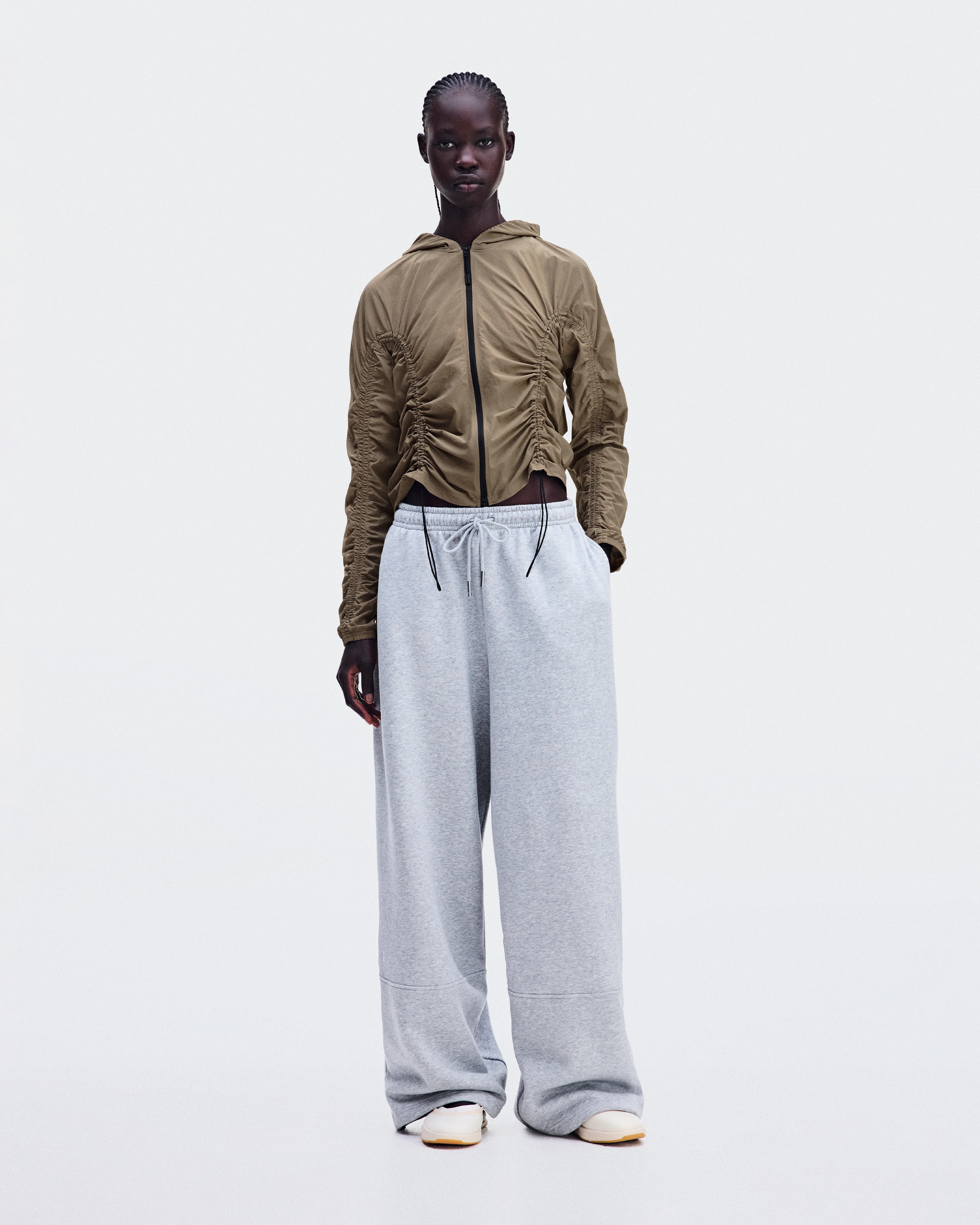 On Ruched Lightweight Jacket Lynx 여성 재킷