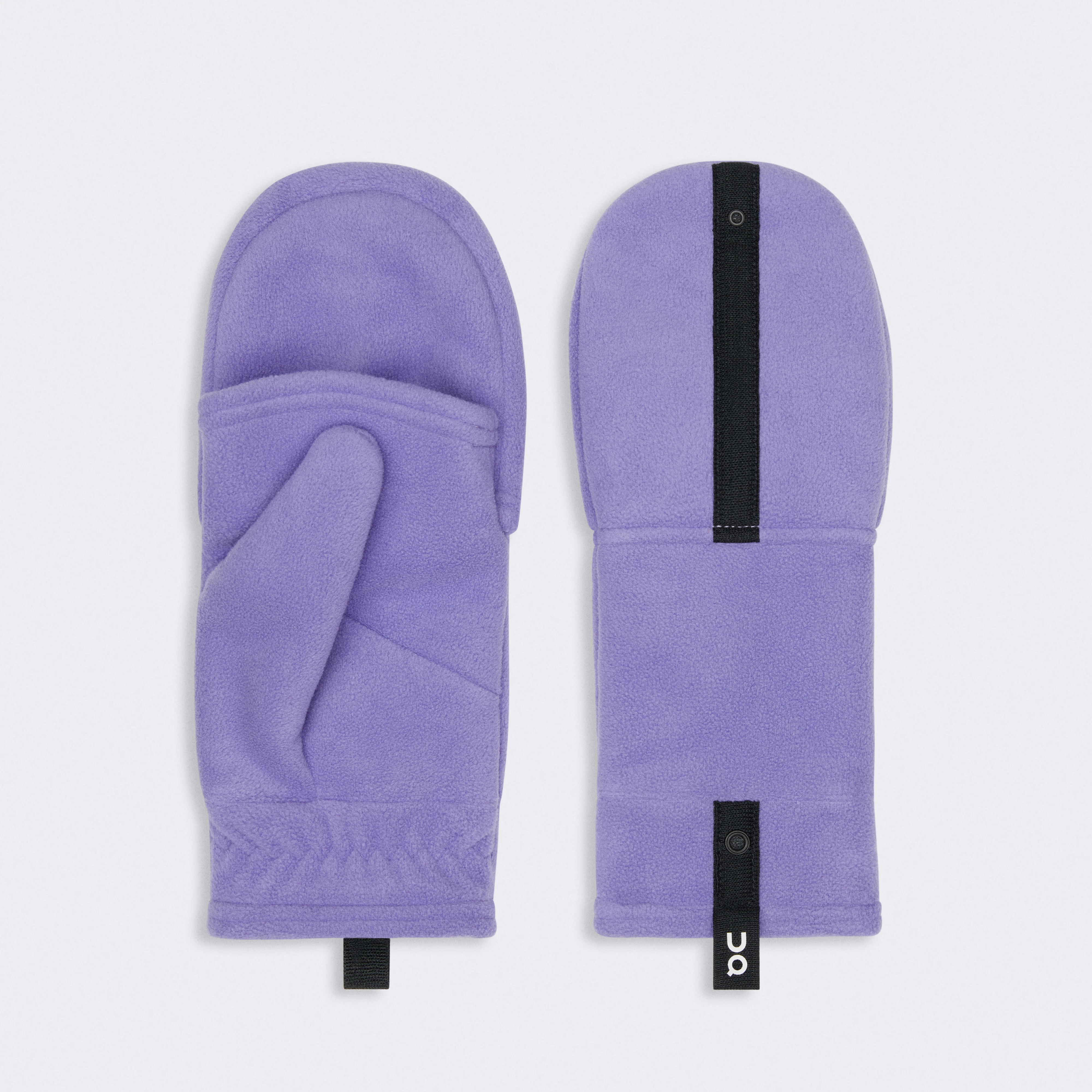 On Fleece Mitten Purple Unisex Unisex – All-day wear, cold weather, insulated Gloves