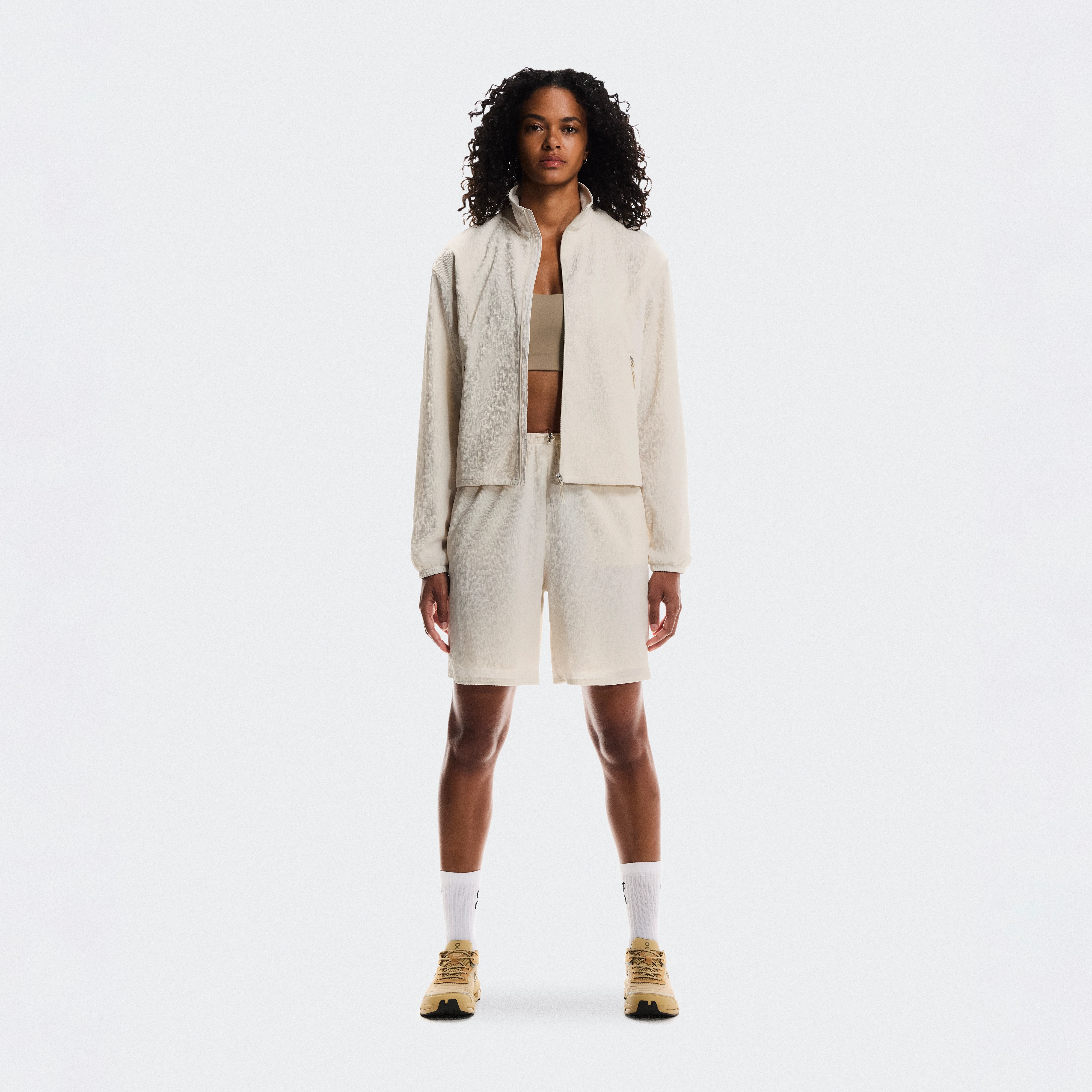On Track Shorts Beige Women Women – All-day wear Shorts