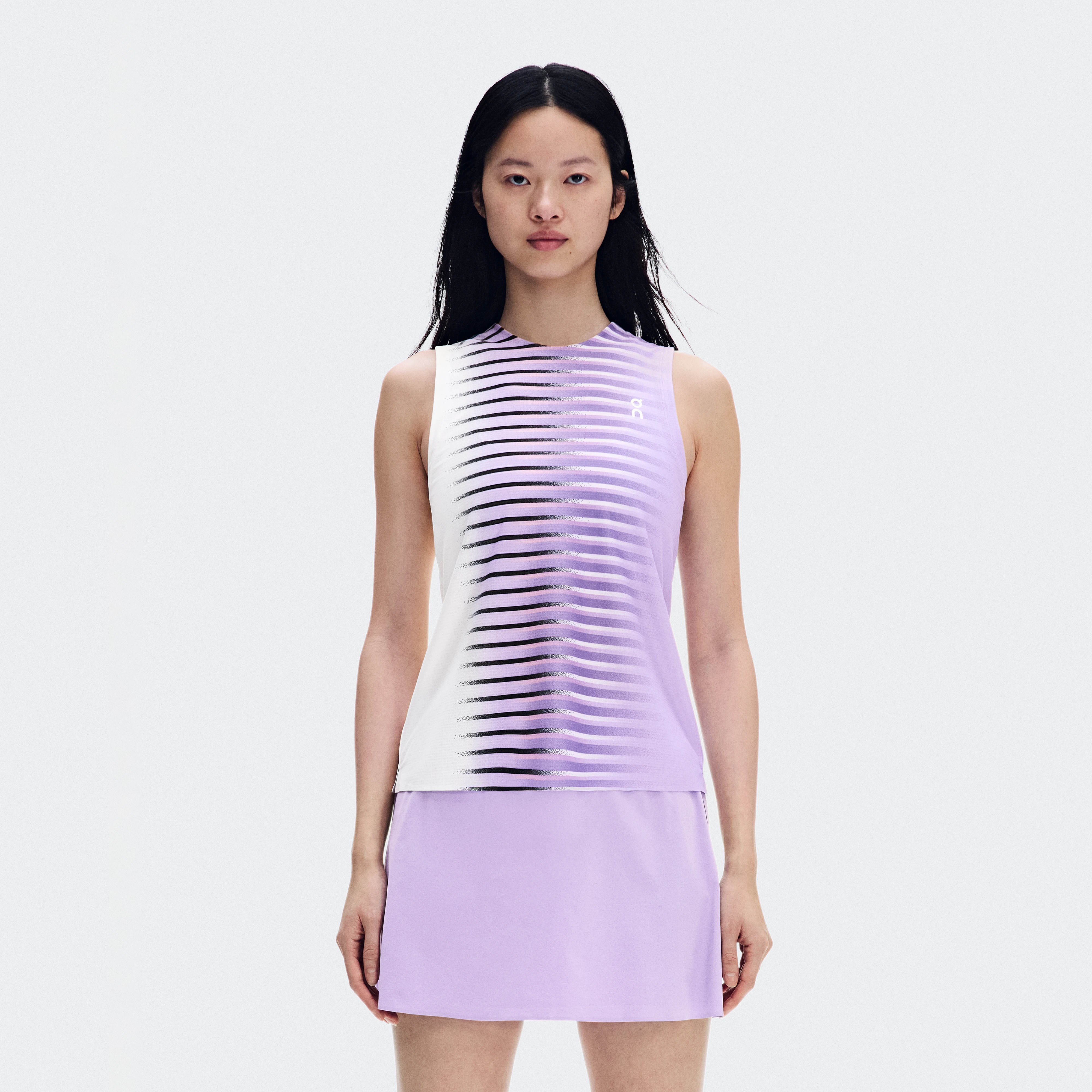 On Court Tank Edge Bloom & White Women – Tennis Tops and t-shirts