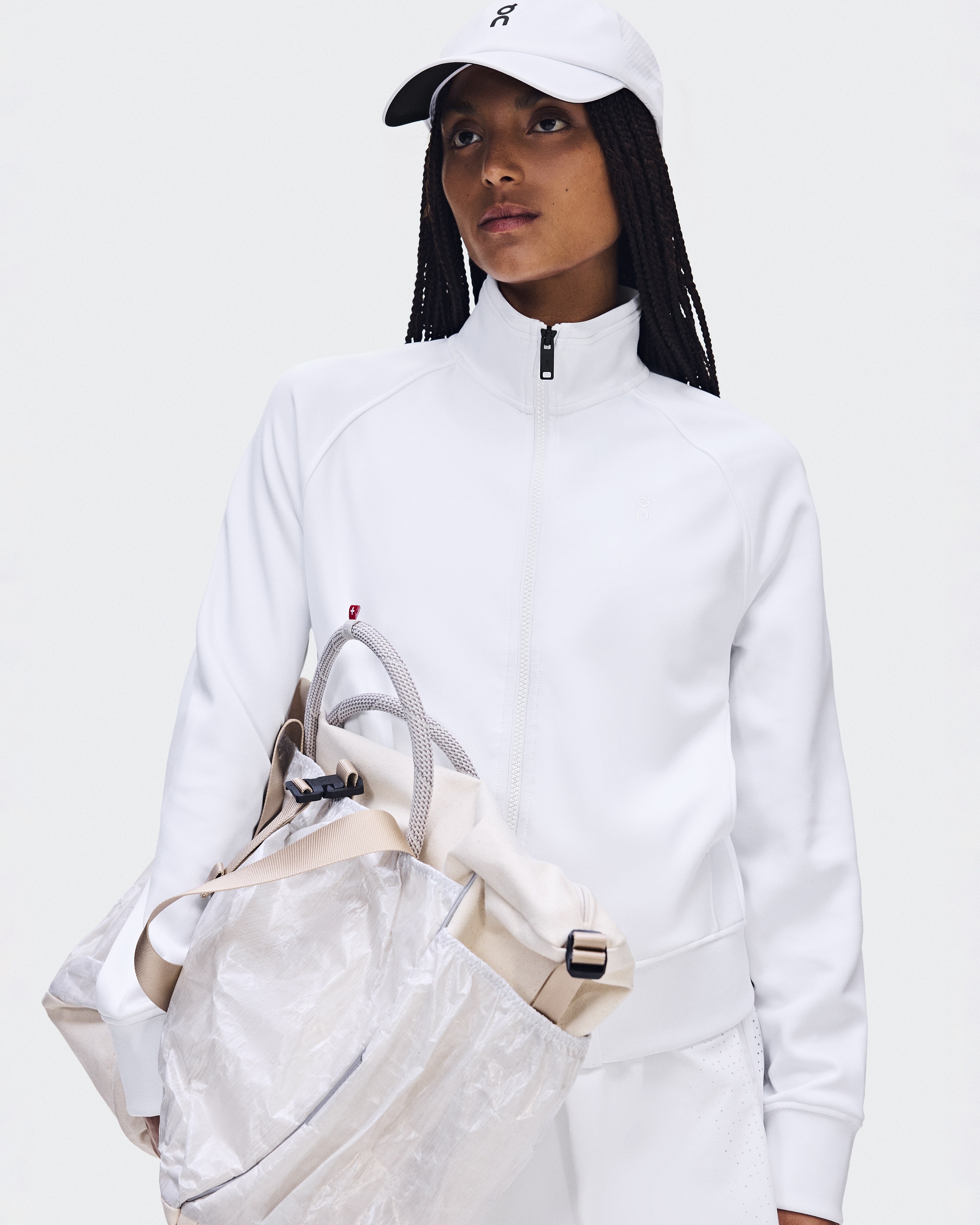 Women's Courtside Full Zip LDN | White | On Finland