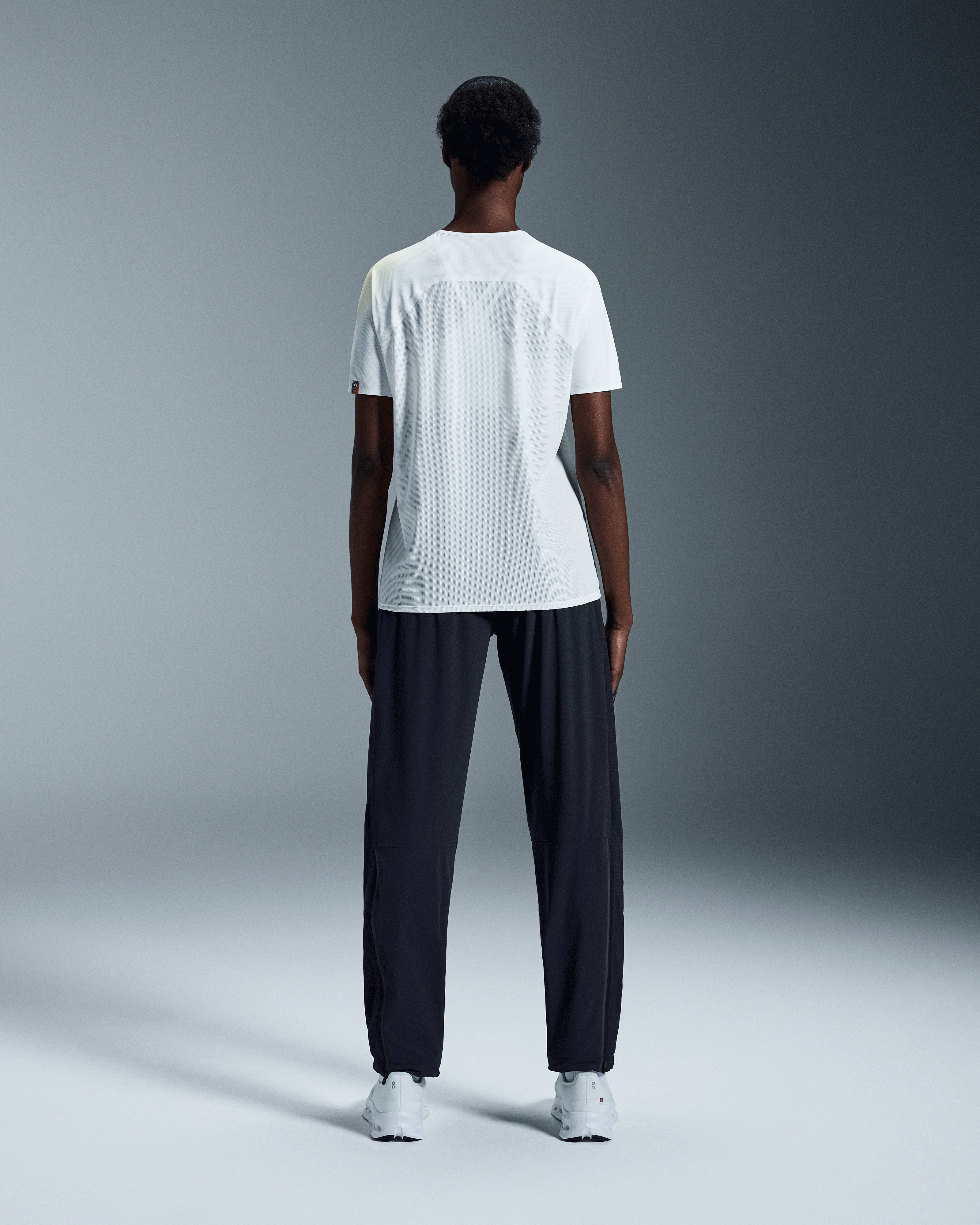 On Swiss Olympic Performance-T Undyed-White Women Tops and t-shirts