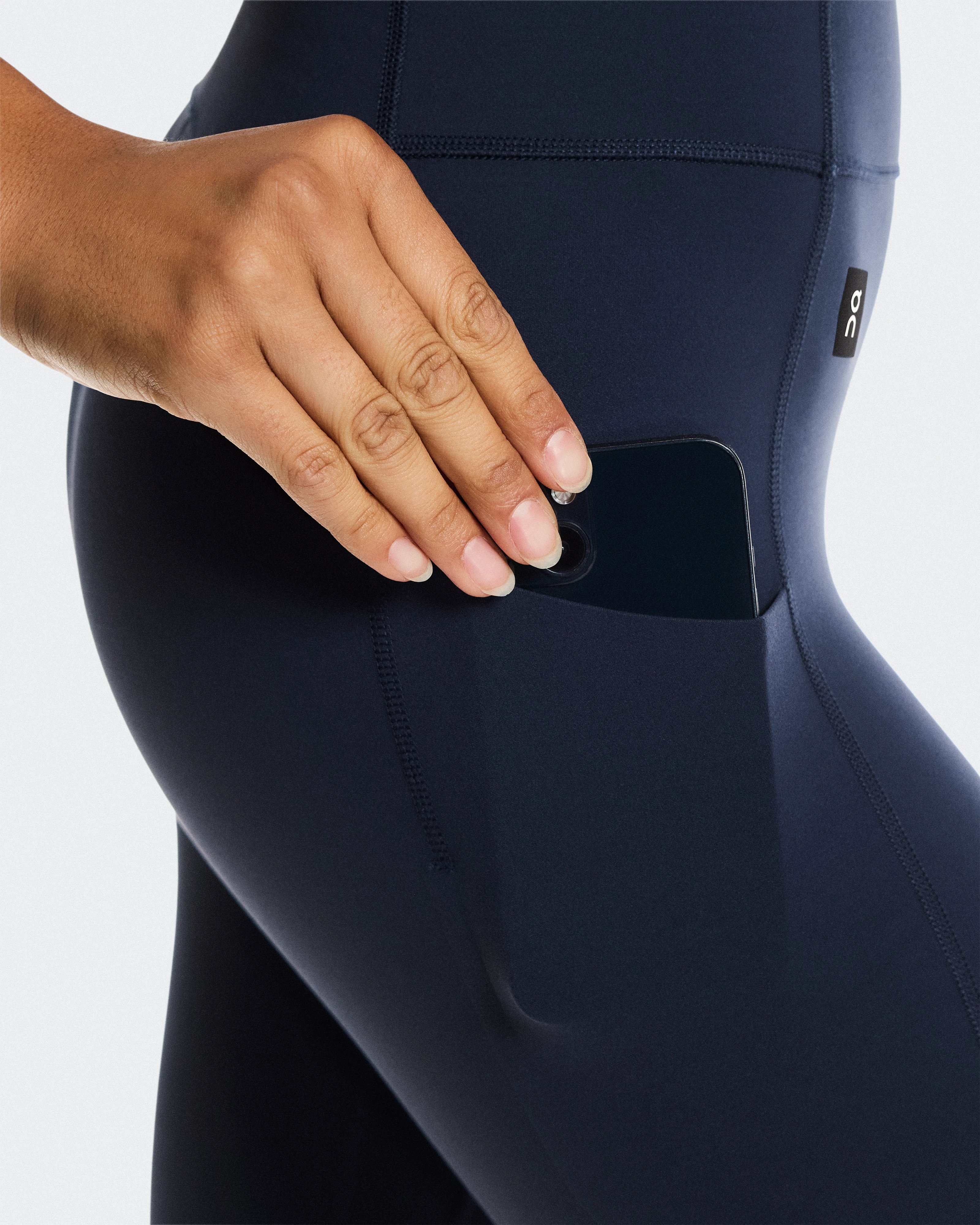 On Studio Tights 7/8 Navy Women Tights
