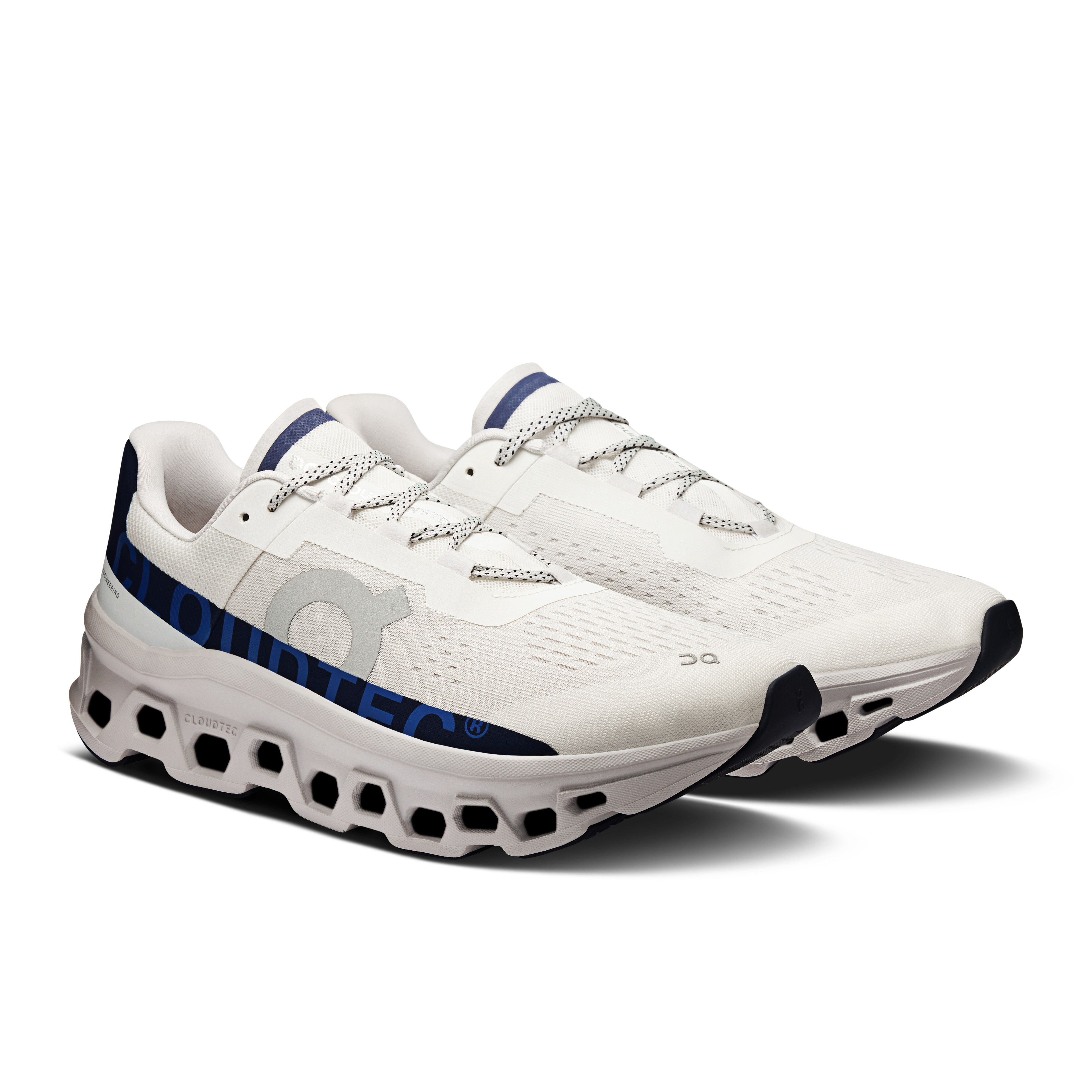 On Cloudmonster Ivory & Midnight Men Road running Shoes
