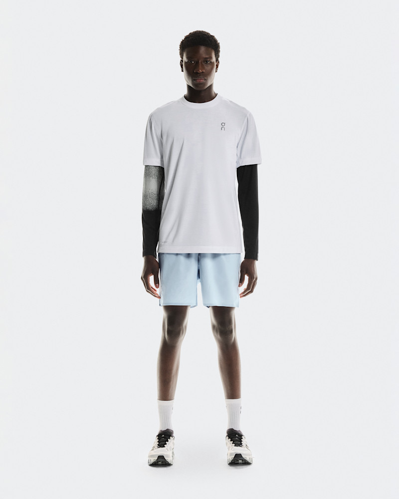 On Men's Focus Shorts in Arctic, Size: Small, Polyester