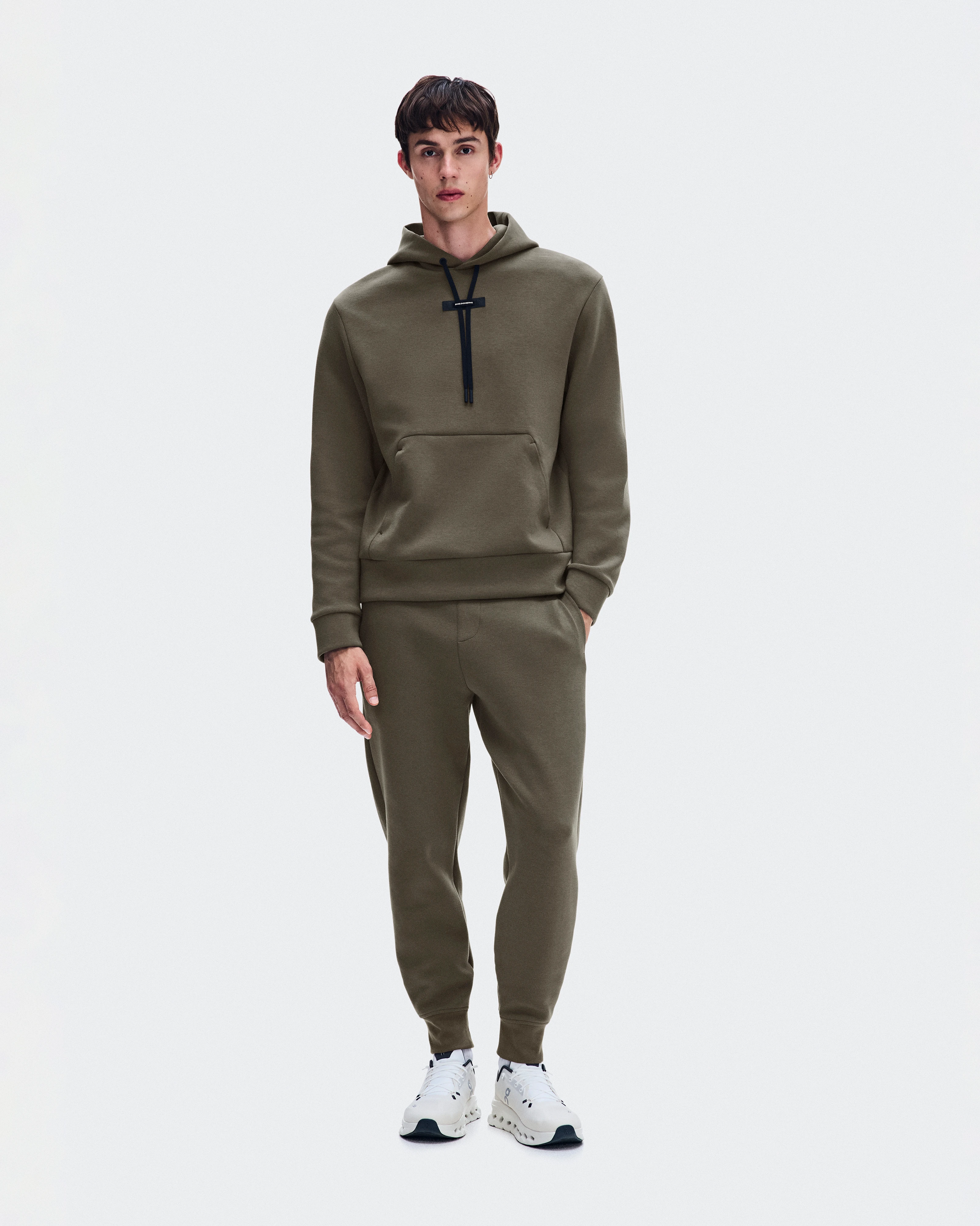 On Focus Tech Hoodie Bark Men Hoodies and sweatshirts
