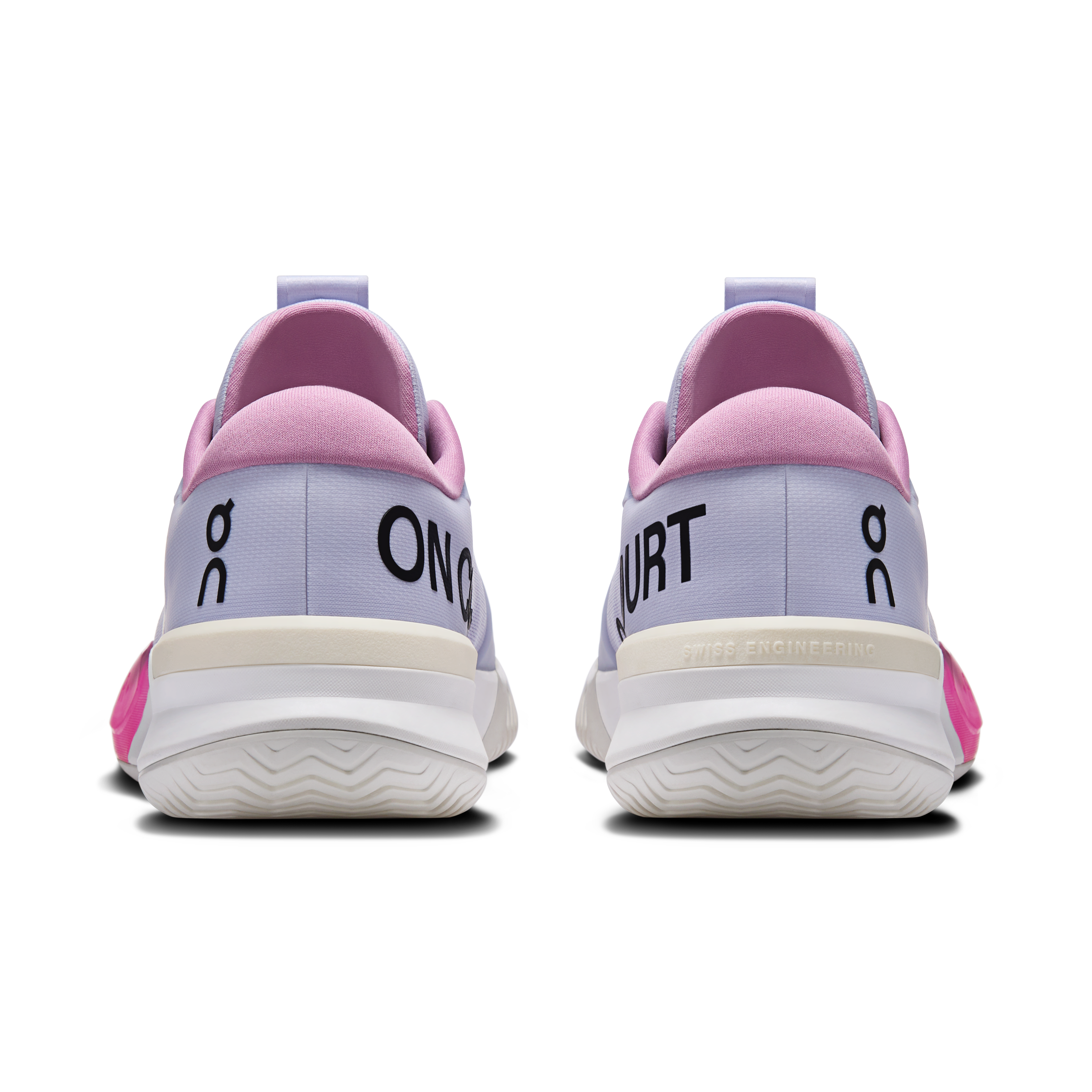 On THE ROGER Pro 3 Clay Thistle & Pink Men Tennis Shoes