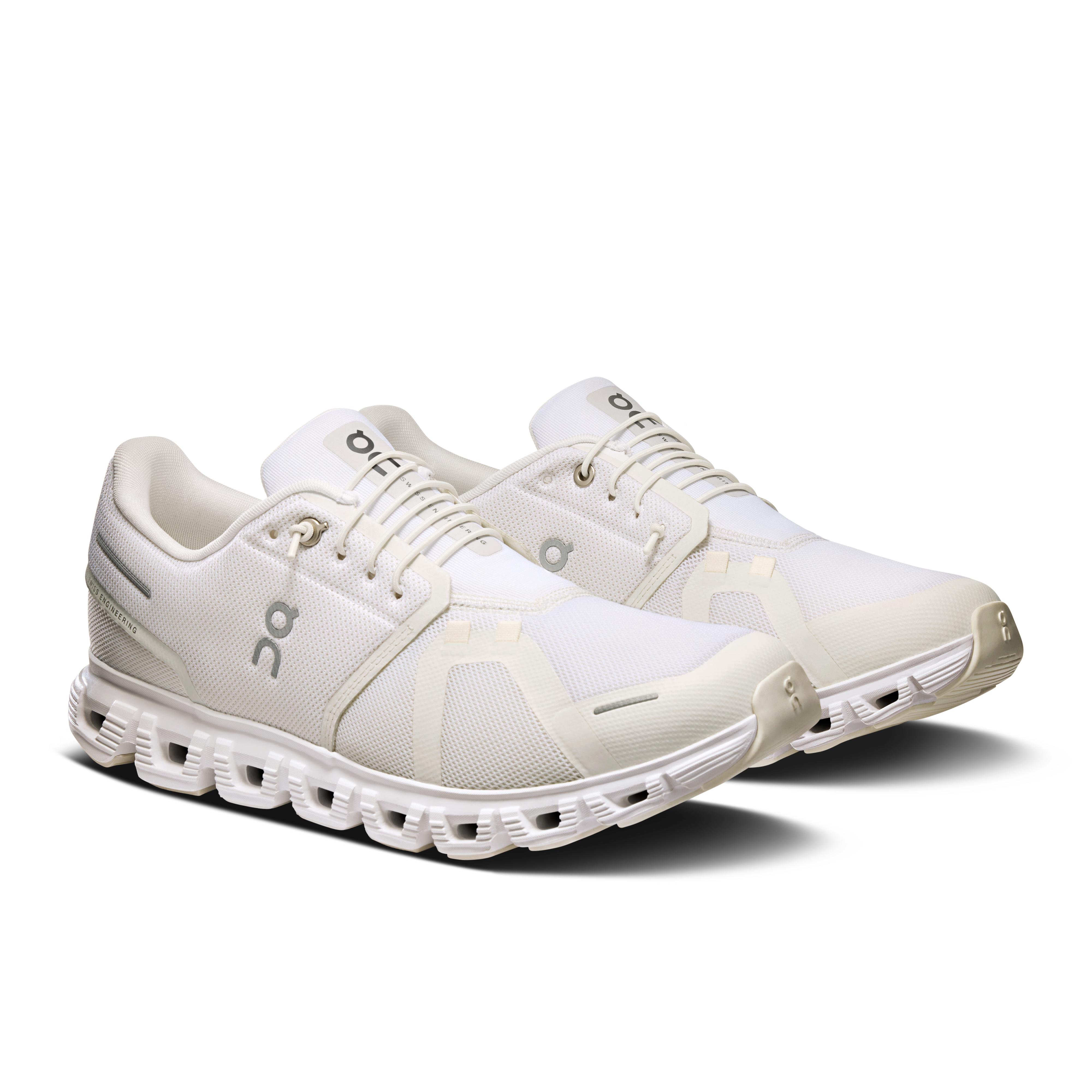 On Cloud 6 Wide White & White Homme Active Life Chaussures