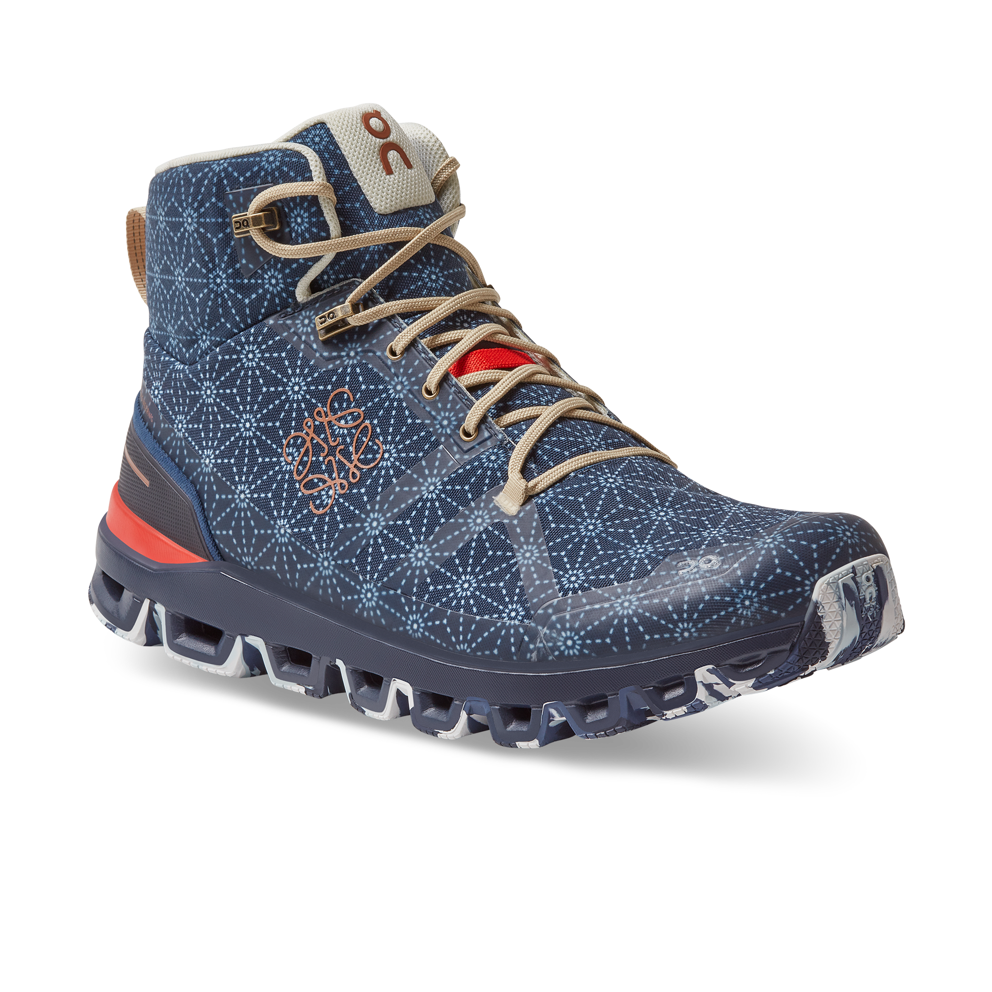 LOEWE◇トレッキングブーツ/41/NVY/スウェード/581911