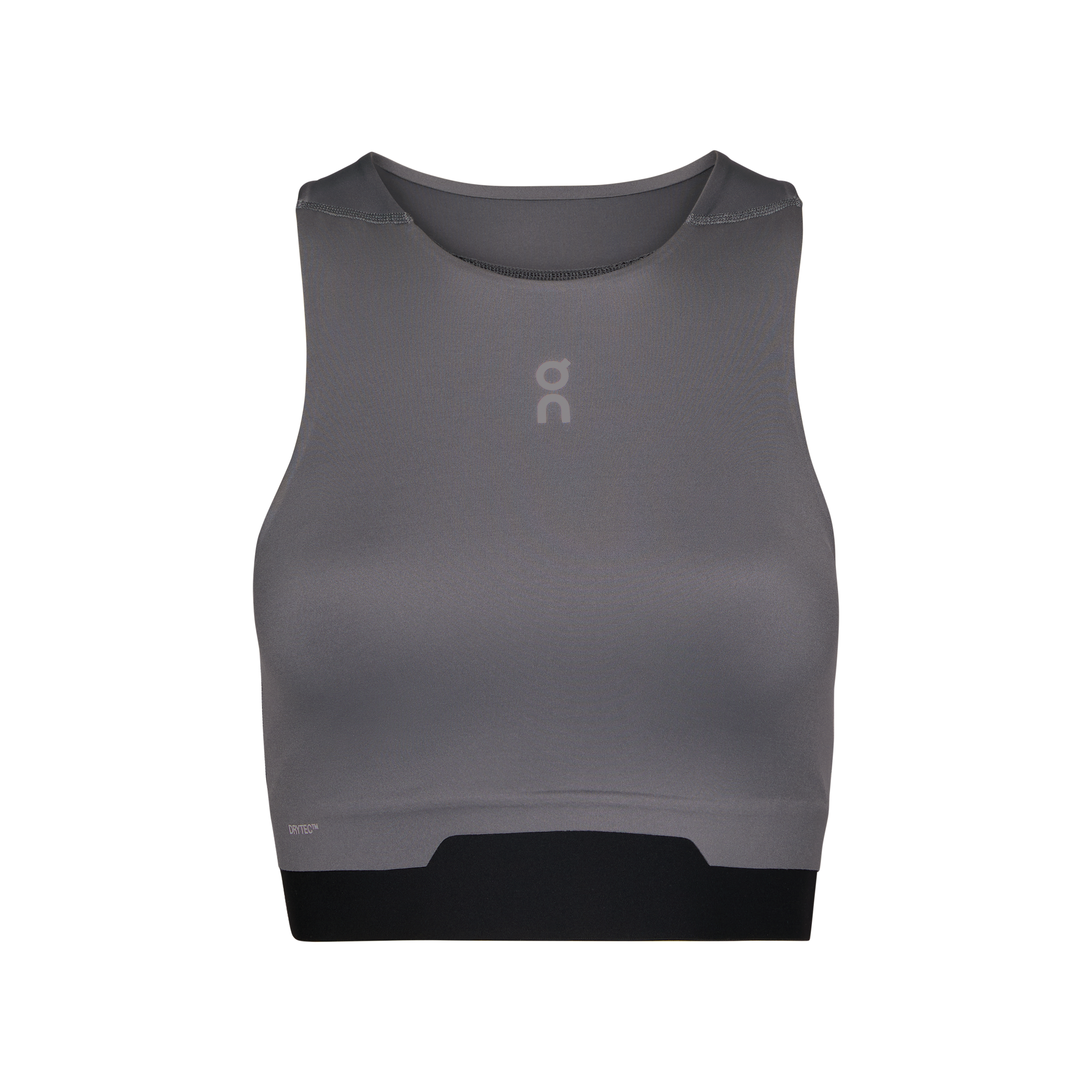 Train 2-in-1 Crop Shirt in Rock