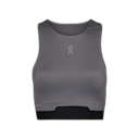Train 2-in-1 Crop Shirt in Rock