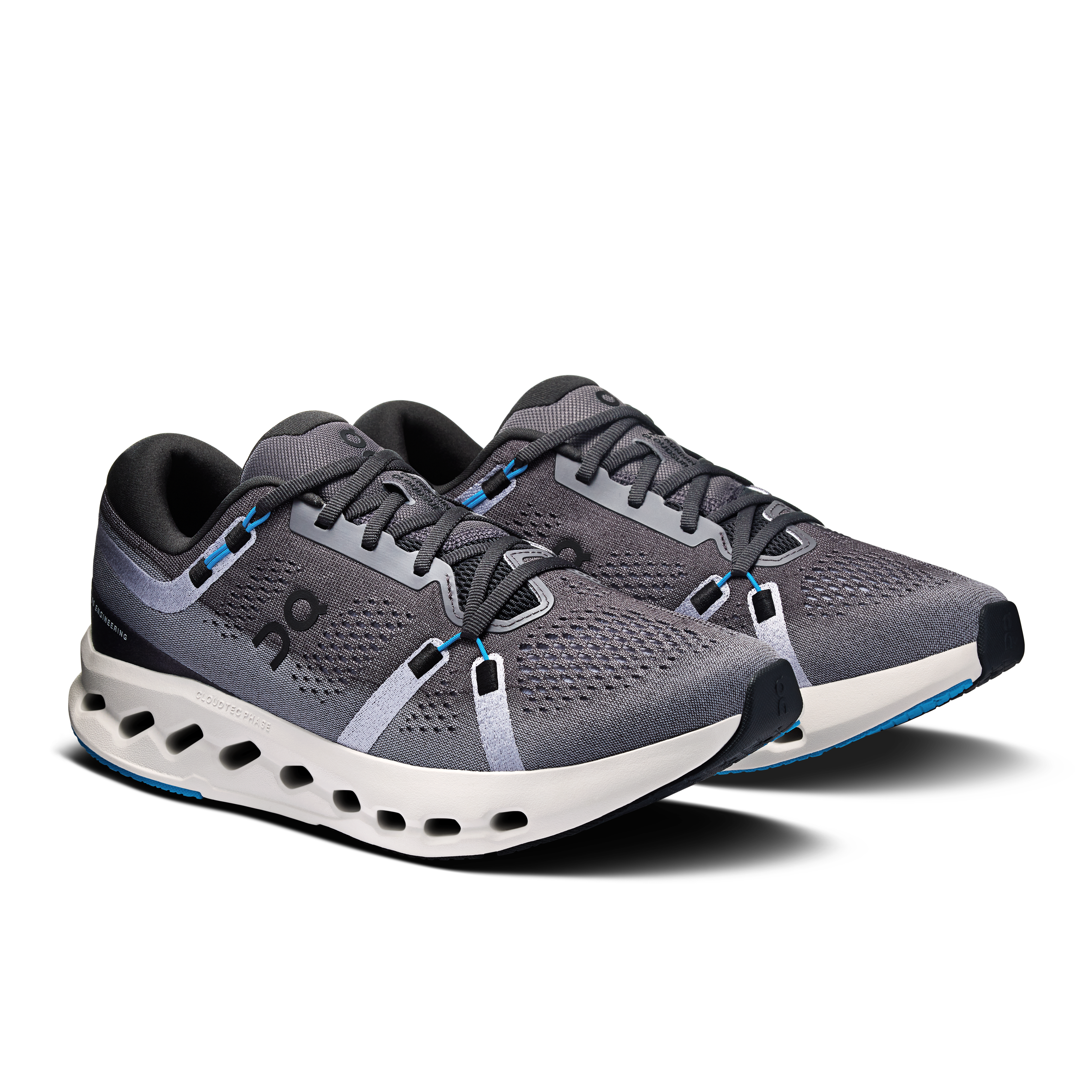 On Cloudsurfer 2 Wide Black & Malibu Men Road running Shoes