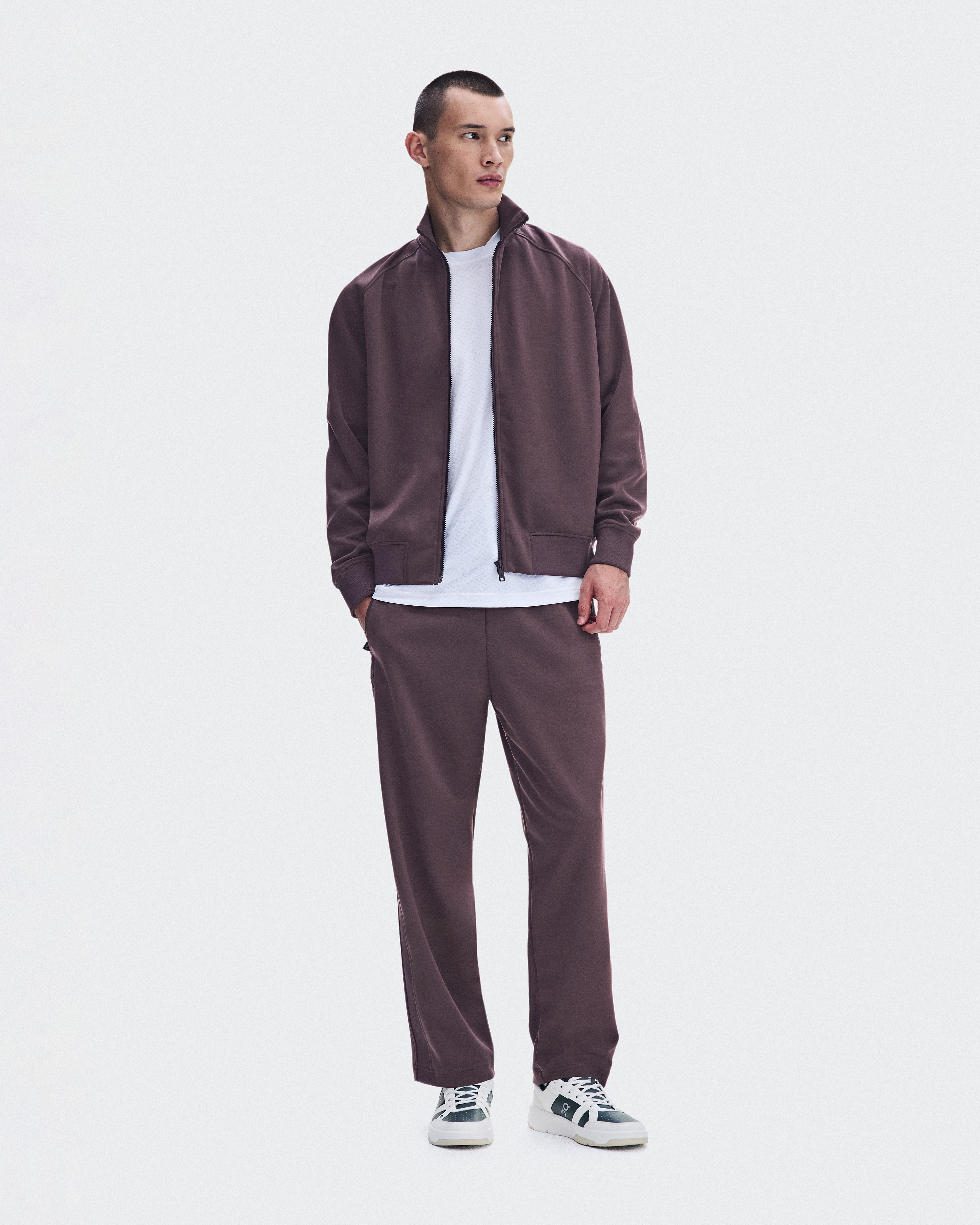 Courtside Pants in Mulberry