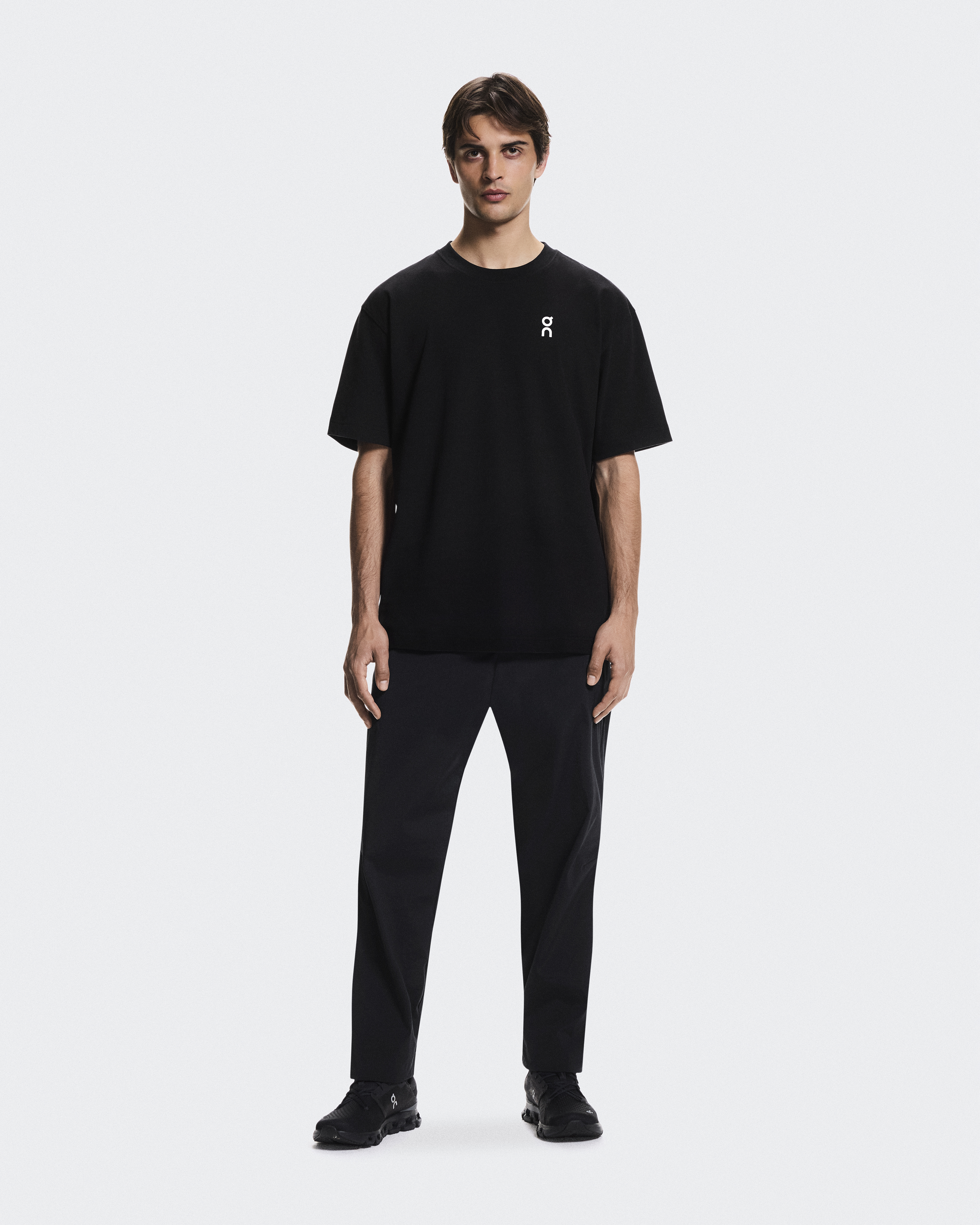 Club-T Rhythm Short-Sleeve Shirt in Black