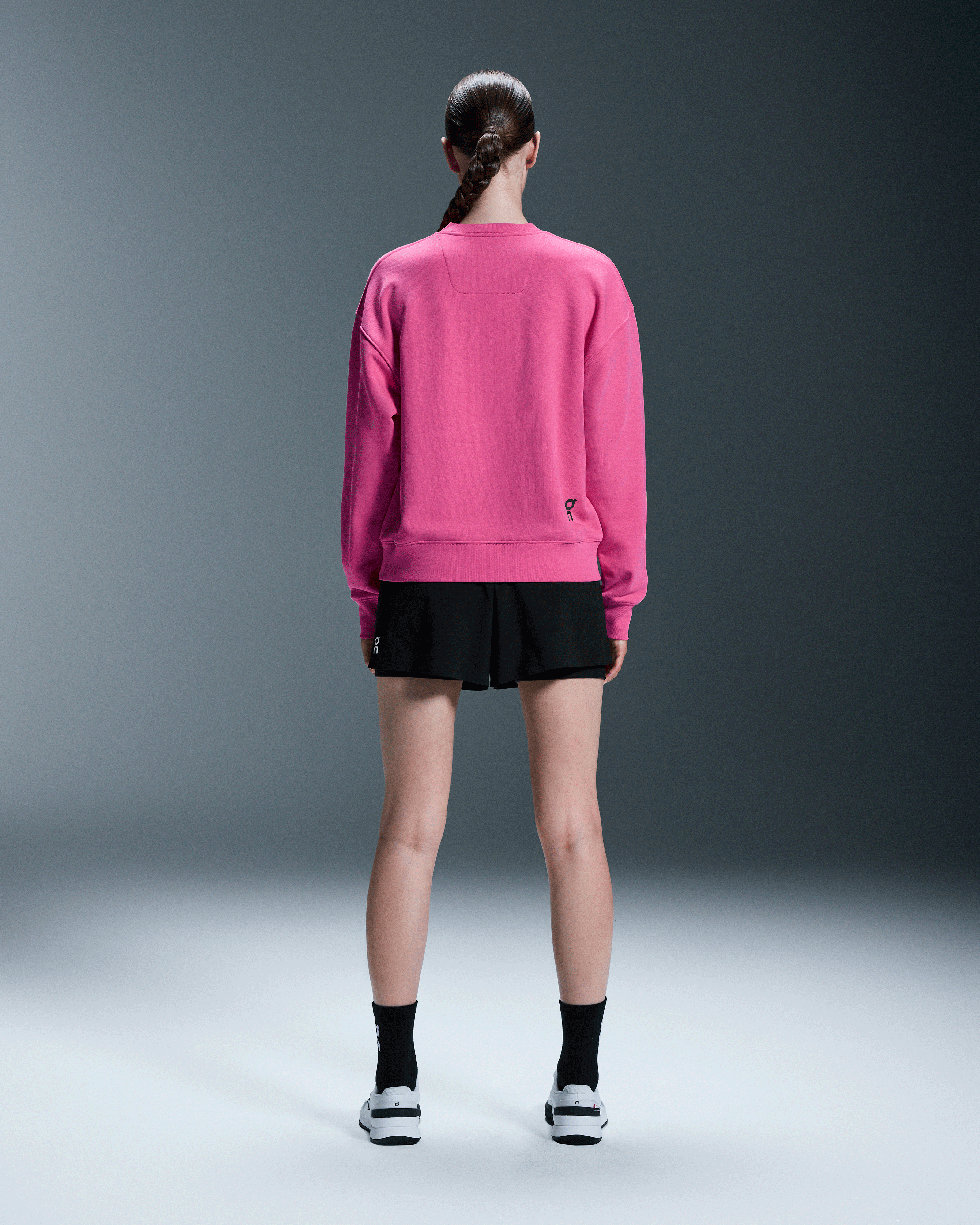 On Club Crew Pink Women Hoodies and sweatshirts