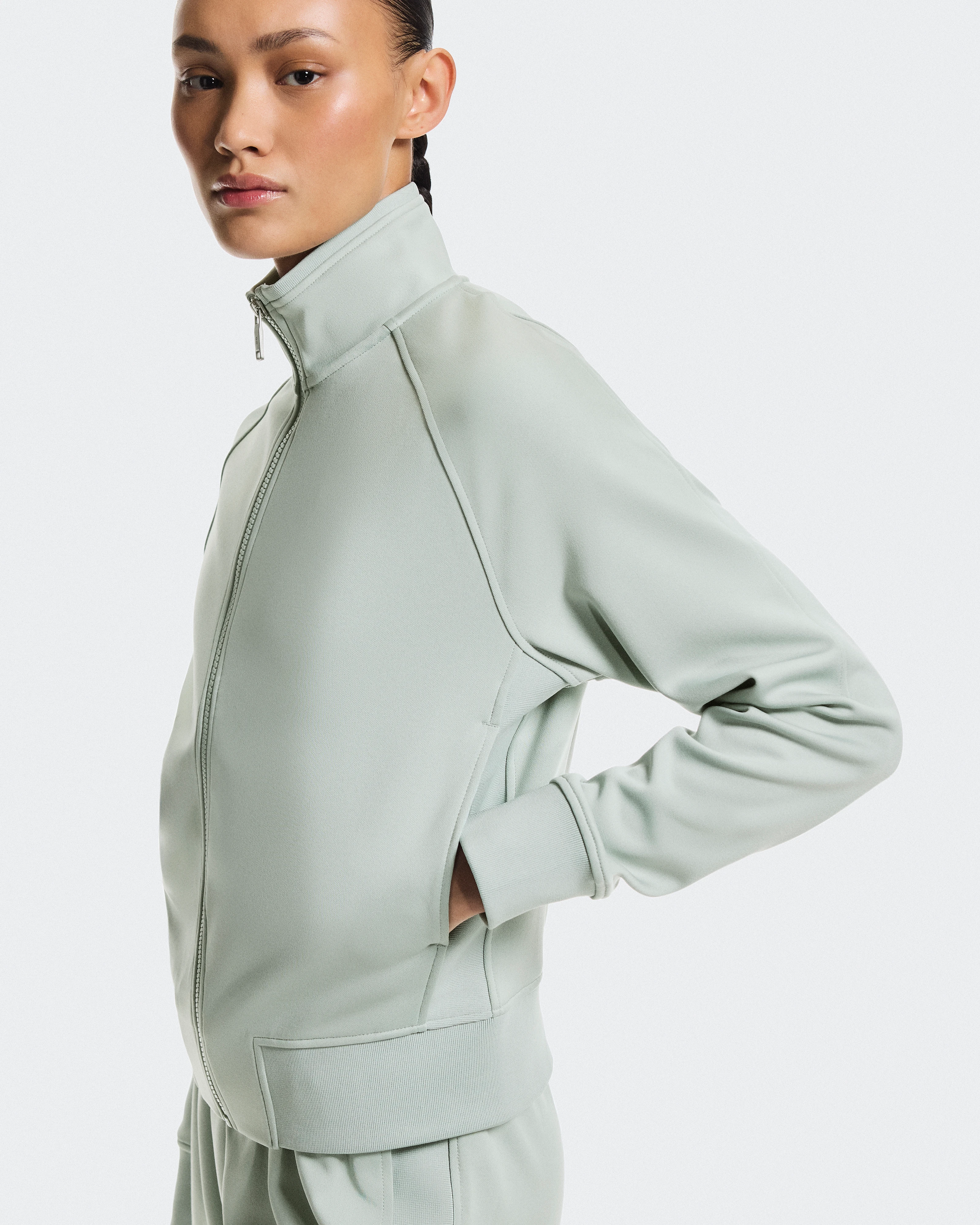 On Courtside Full-Zip Mineral Women Jackets