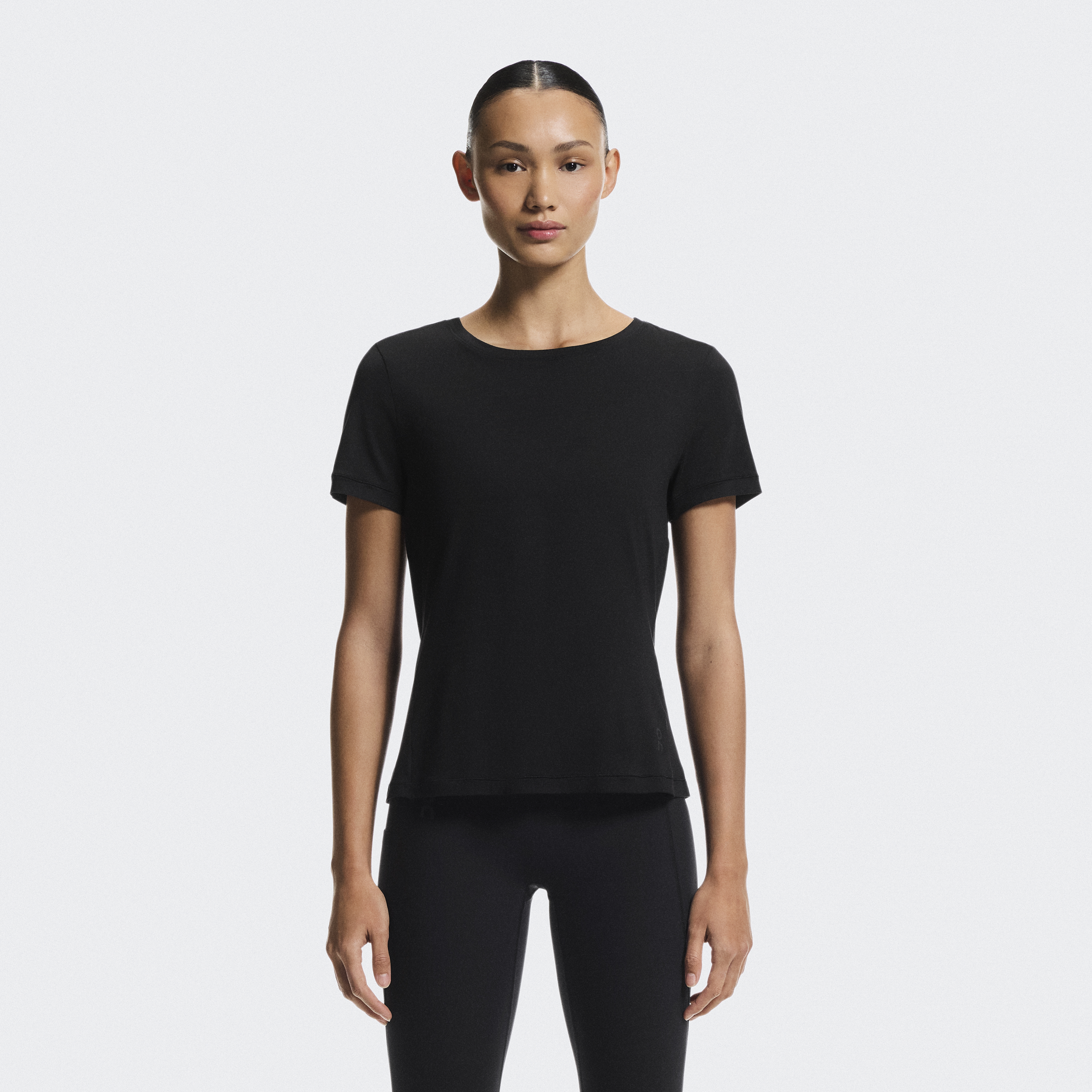Studio-T Short-Sleeve Shirt in Black