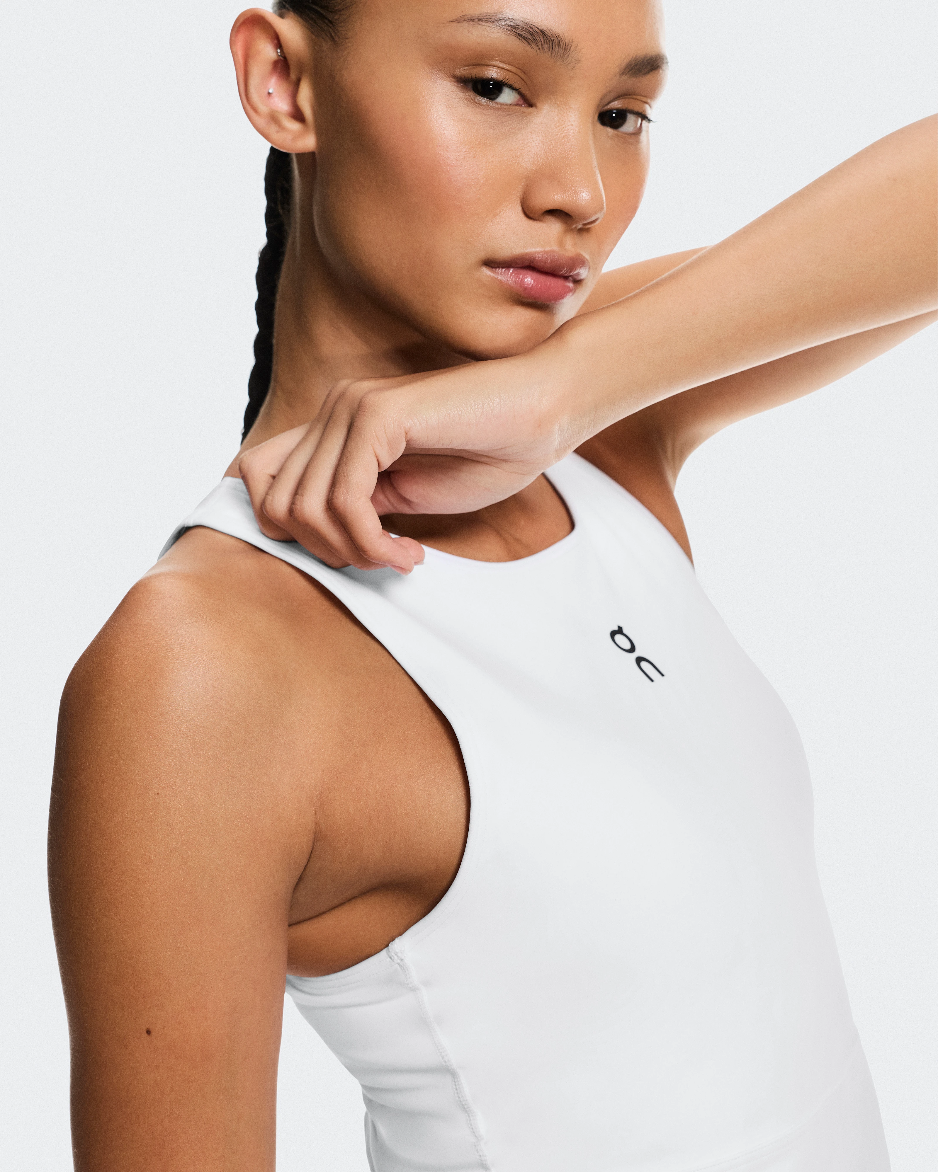 On Court Dress Split Edge White & Black Women Dresses