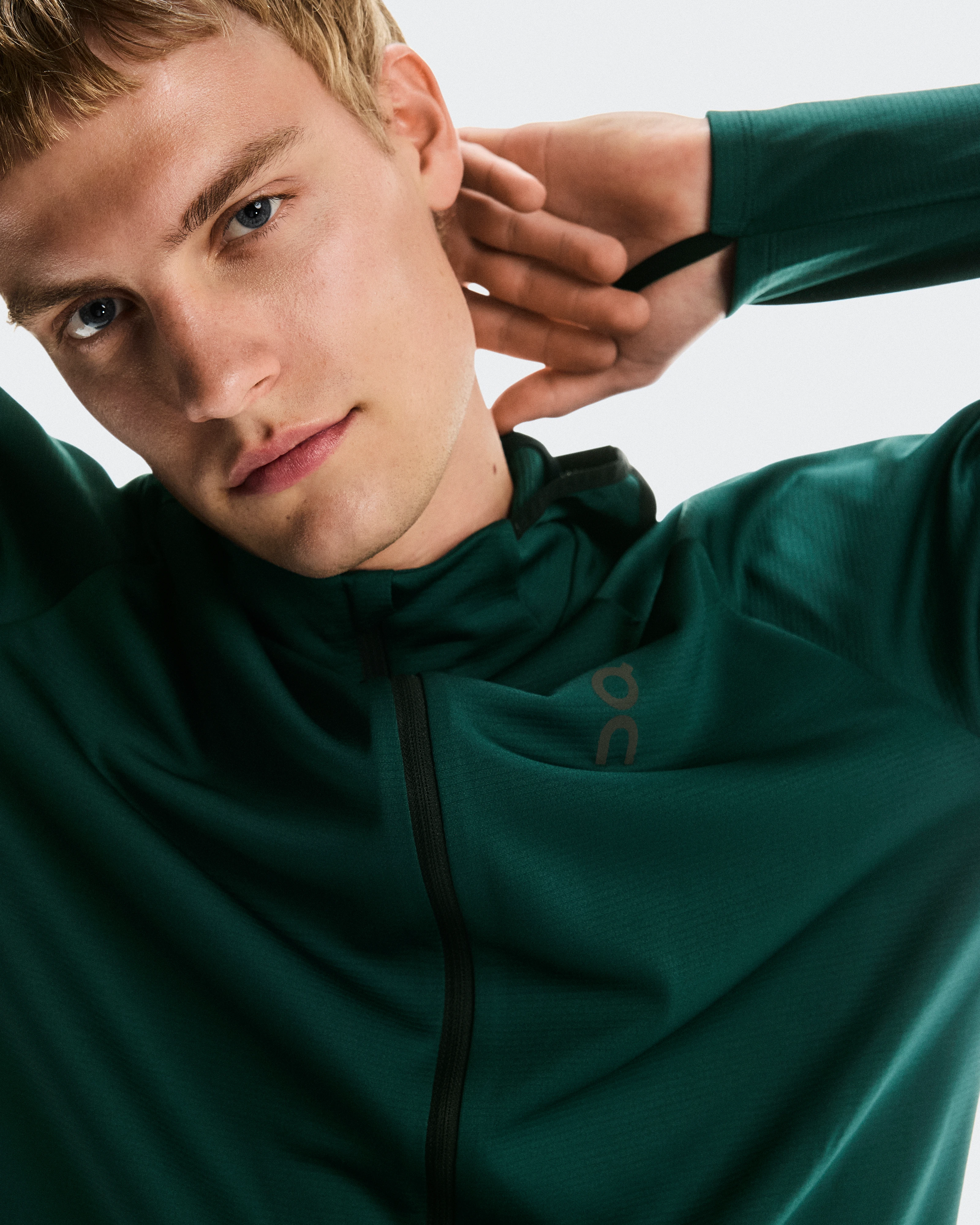 On Climate Zip Hoodie Spirulina Men Hoodies and sweatshirts
