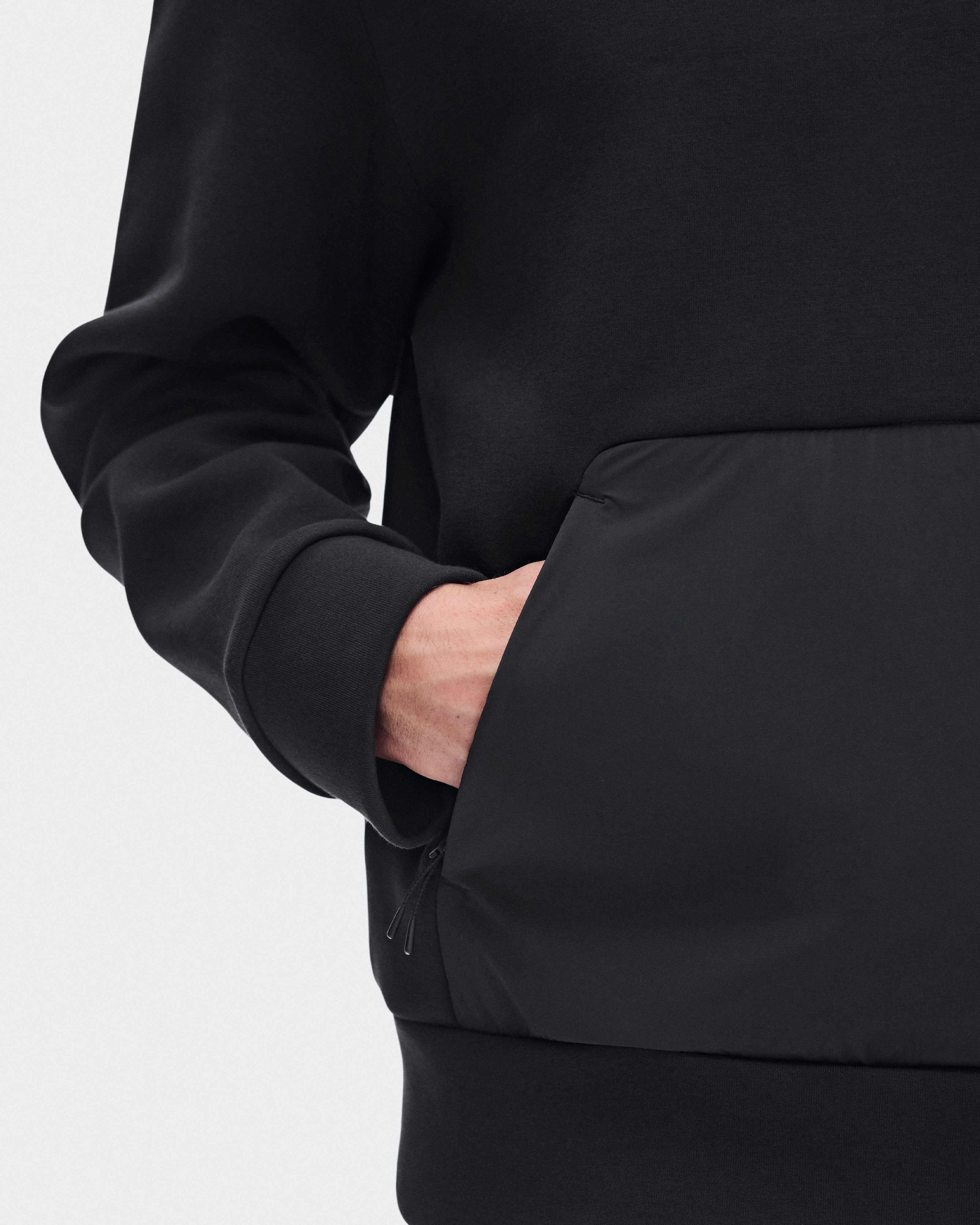 On Focus Tech Hoodie Remix Black Men Hoodies and sweatshirts