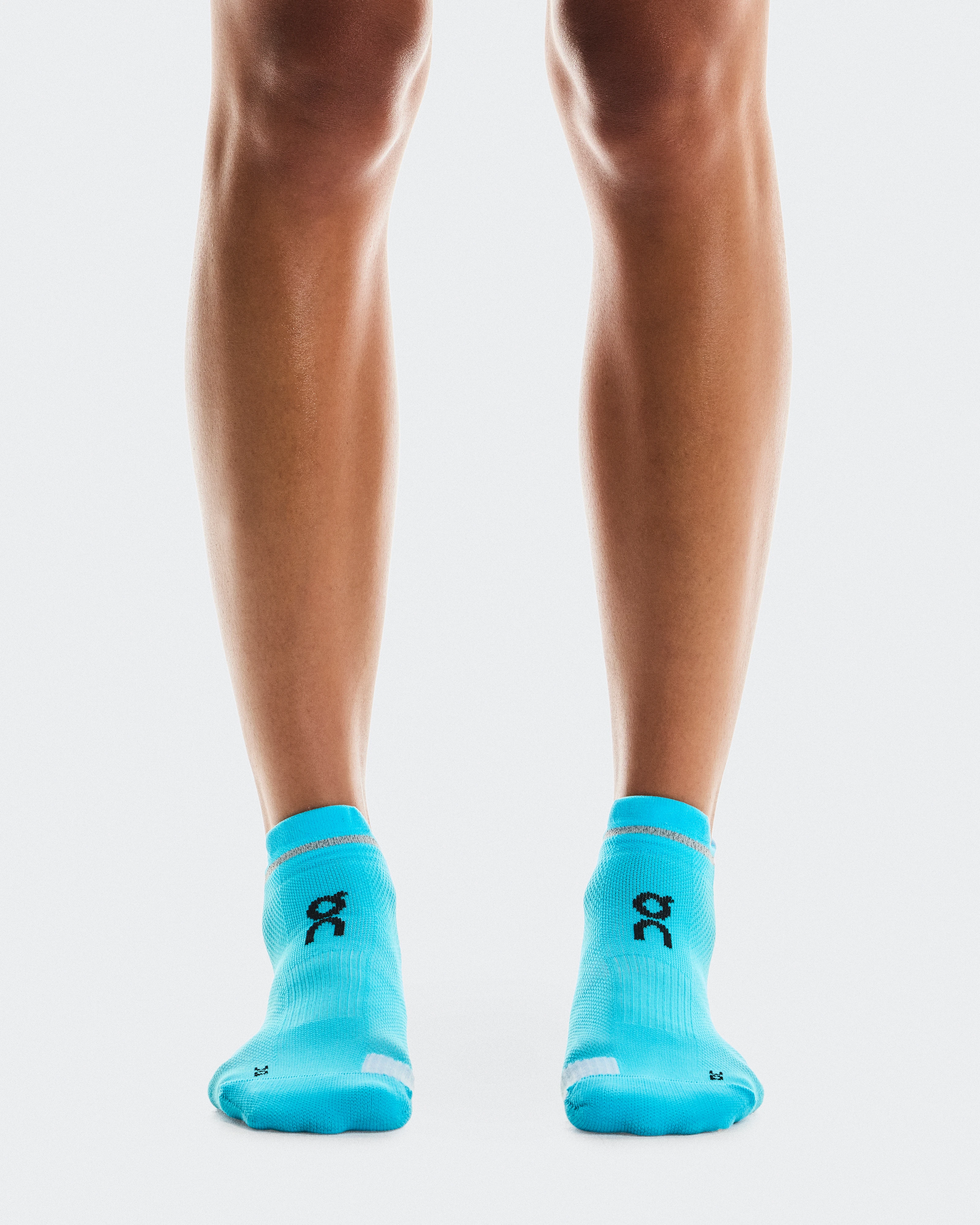 On Performance Run Sock Low Horizon & White Unisex Socks