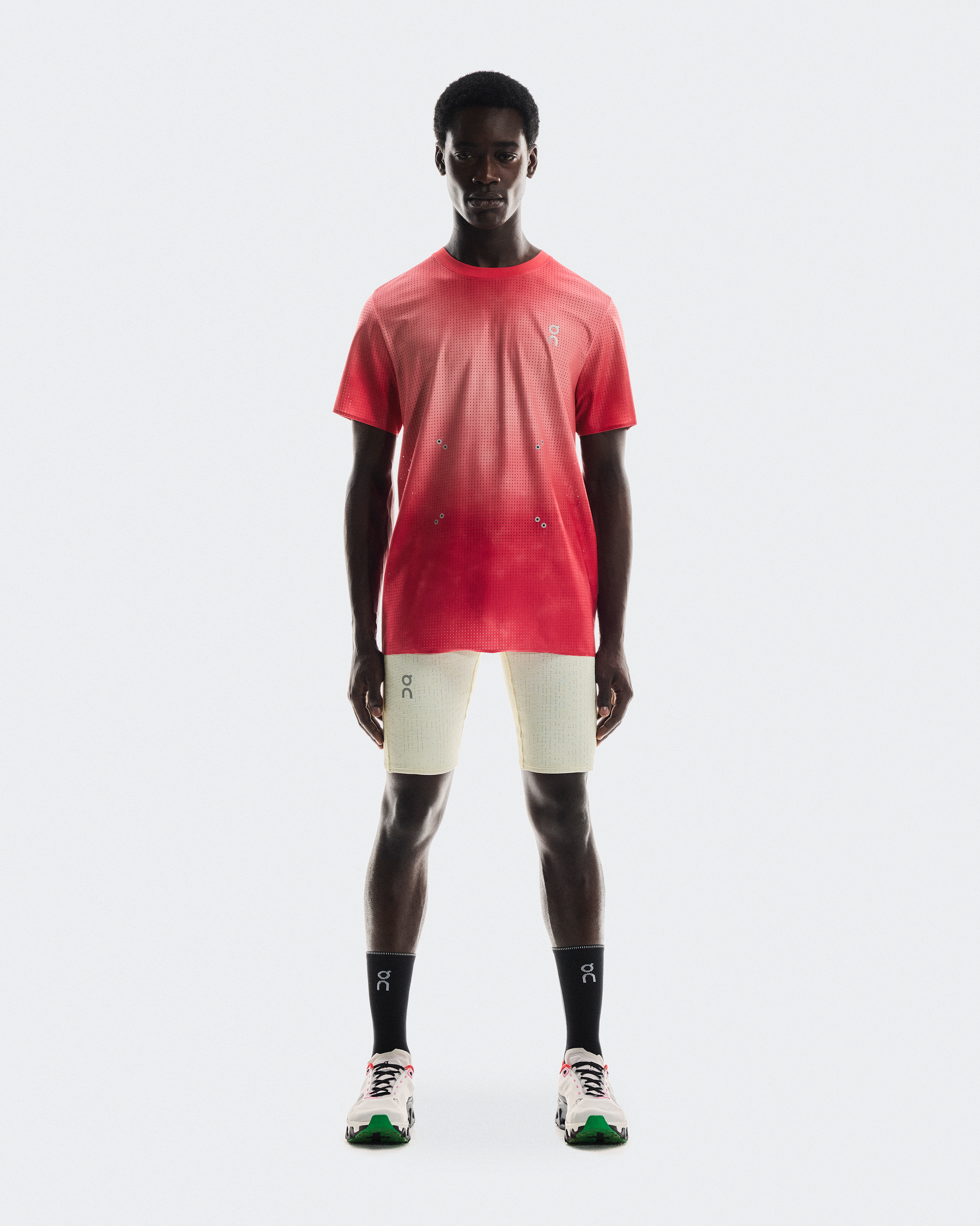 Pace Mesh-Tالرجال / Red / L