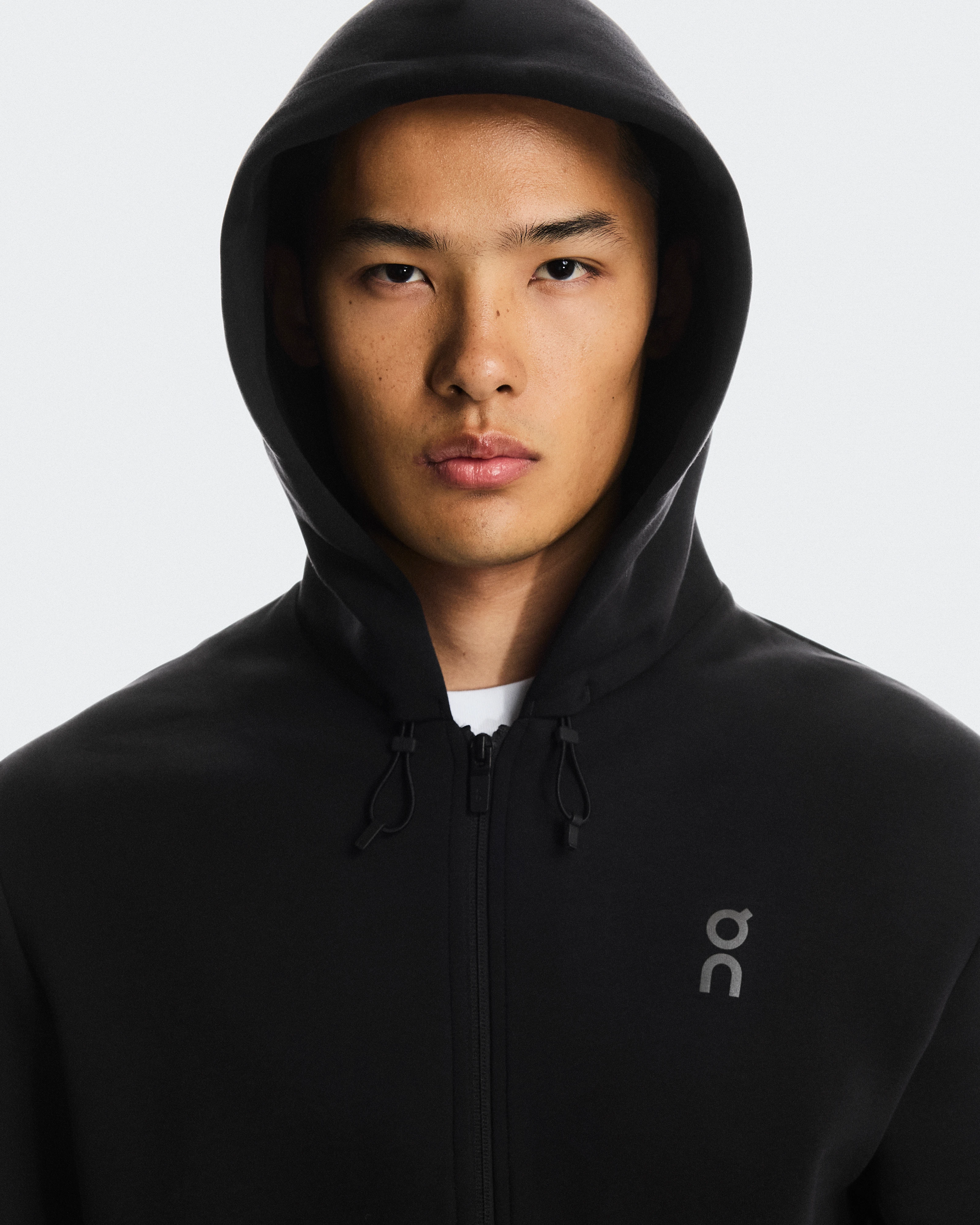 On Focus Tech Zip Hoodie Black Men Hoodies and sweatshirts