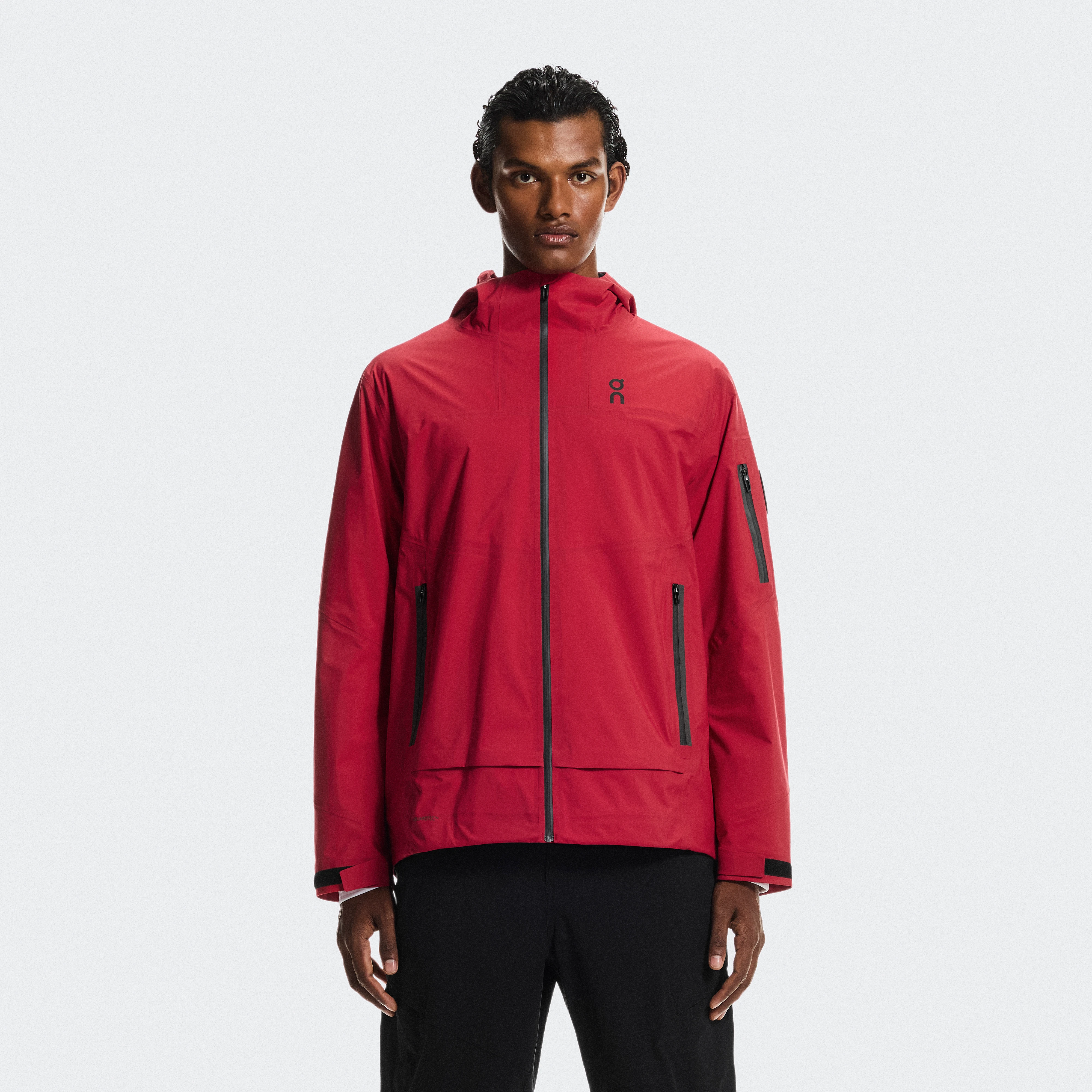 On Trek Jacket Blue Men Men – Hiking, On GuardTec™, wet weather Jackets