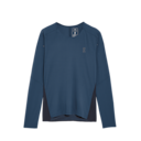 Performance Long-T Long-Sleeve Shirt in Denim/Navy
