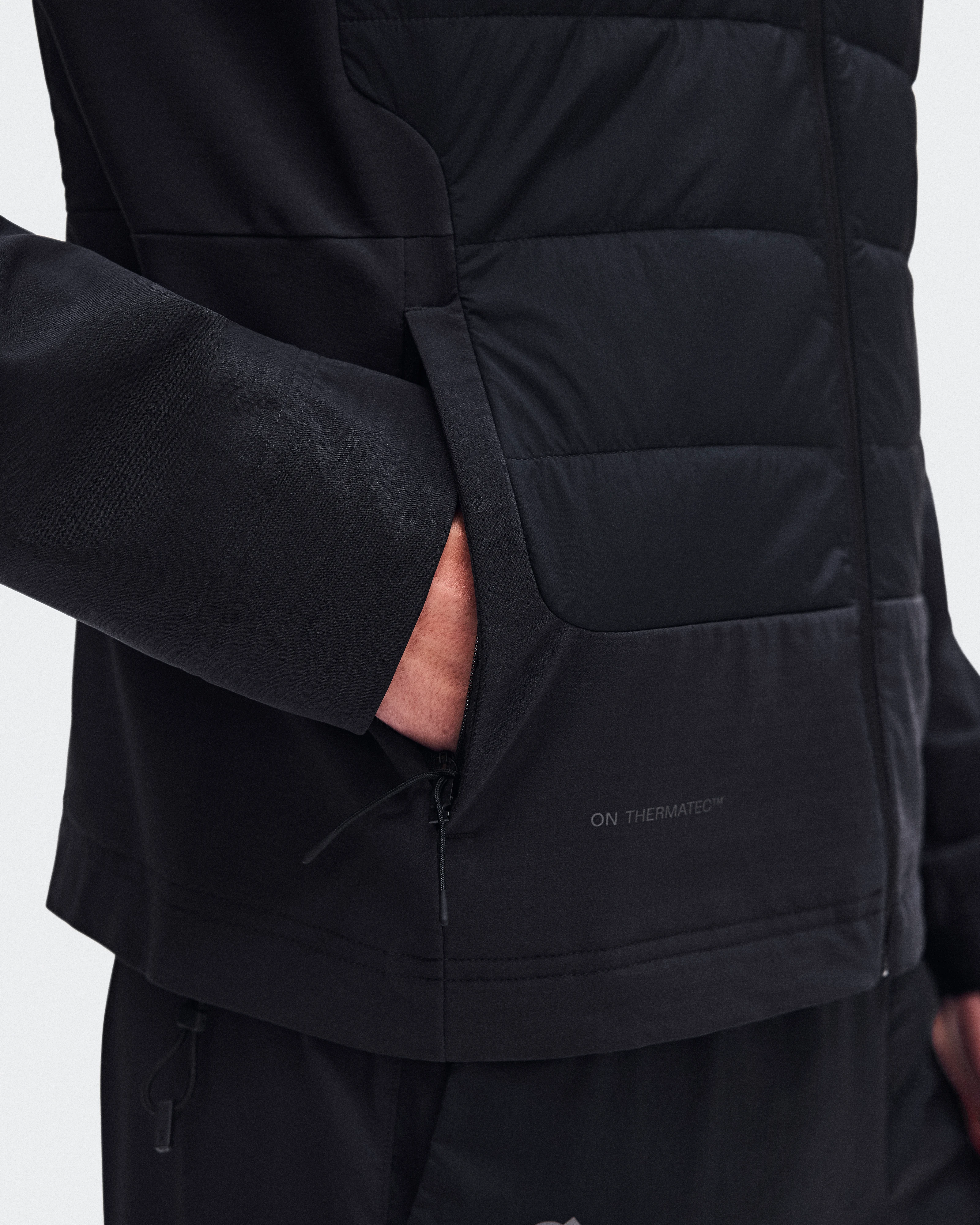 On Weather Hybrid Jacket Black Men Jackets
