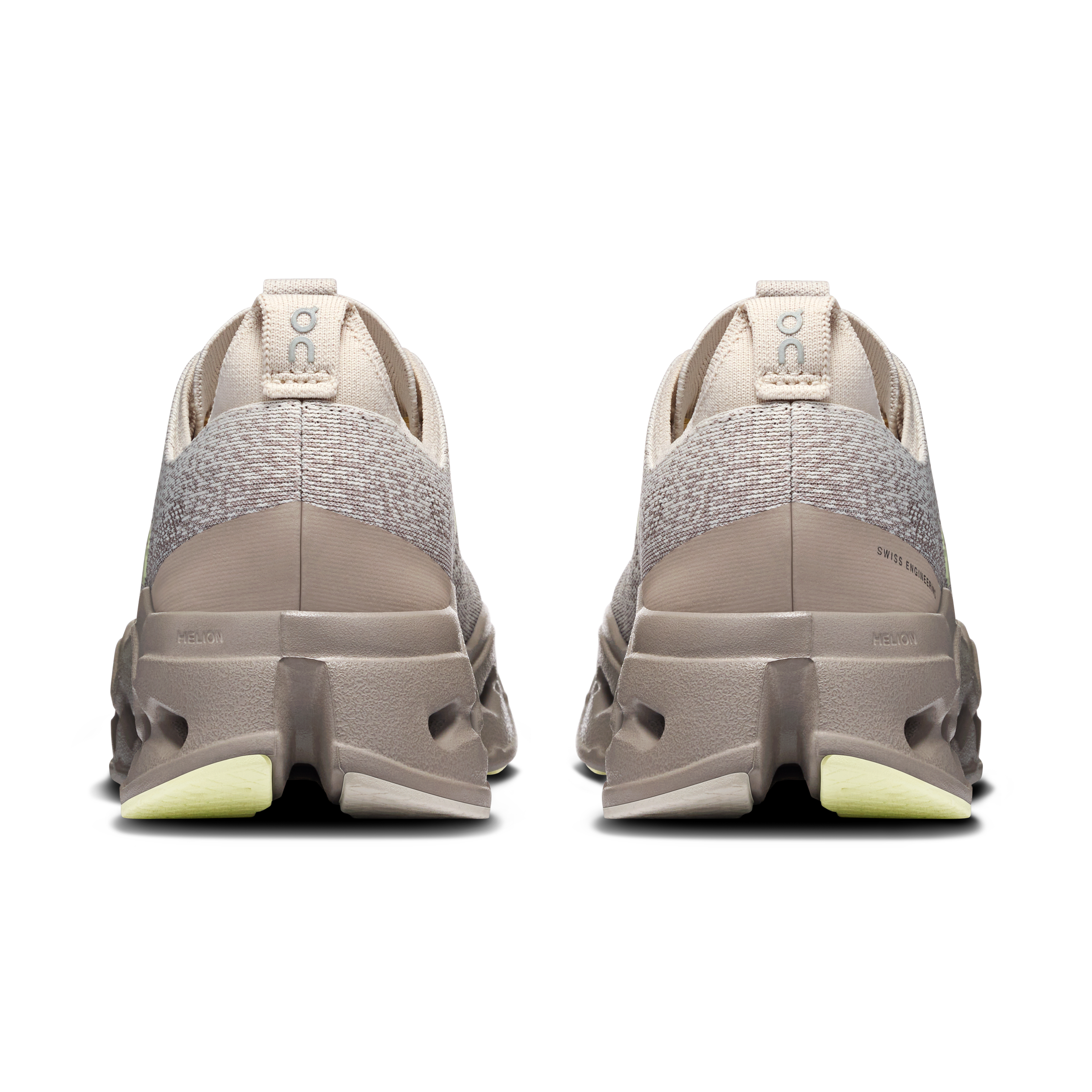 On Cloudsurfer Max Pelican & Limelight Women Road running Shoes