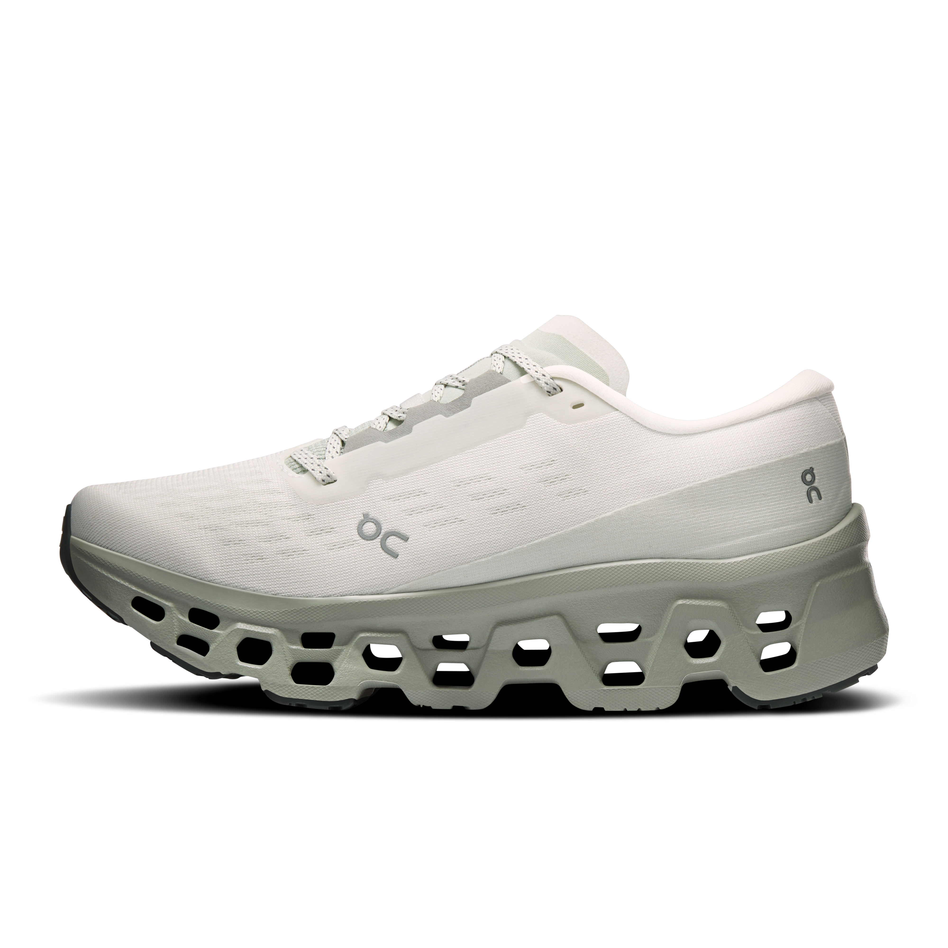 On Cloudmonster 3 Ivory & Tin Women Road running Shoes