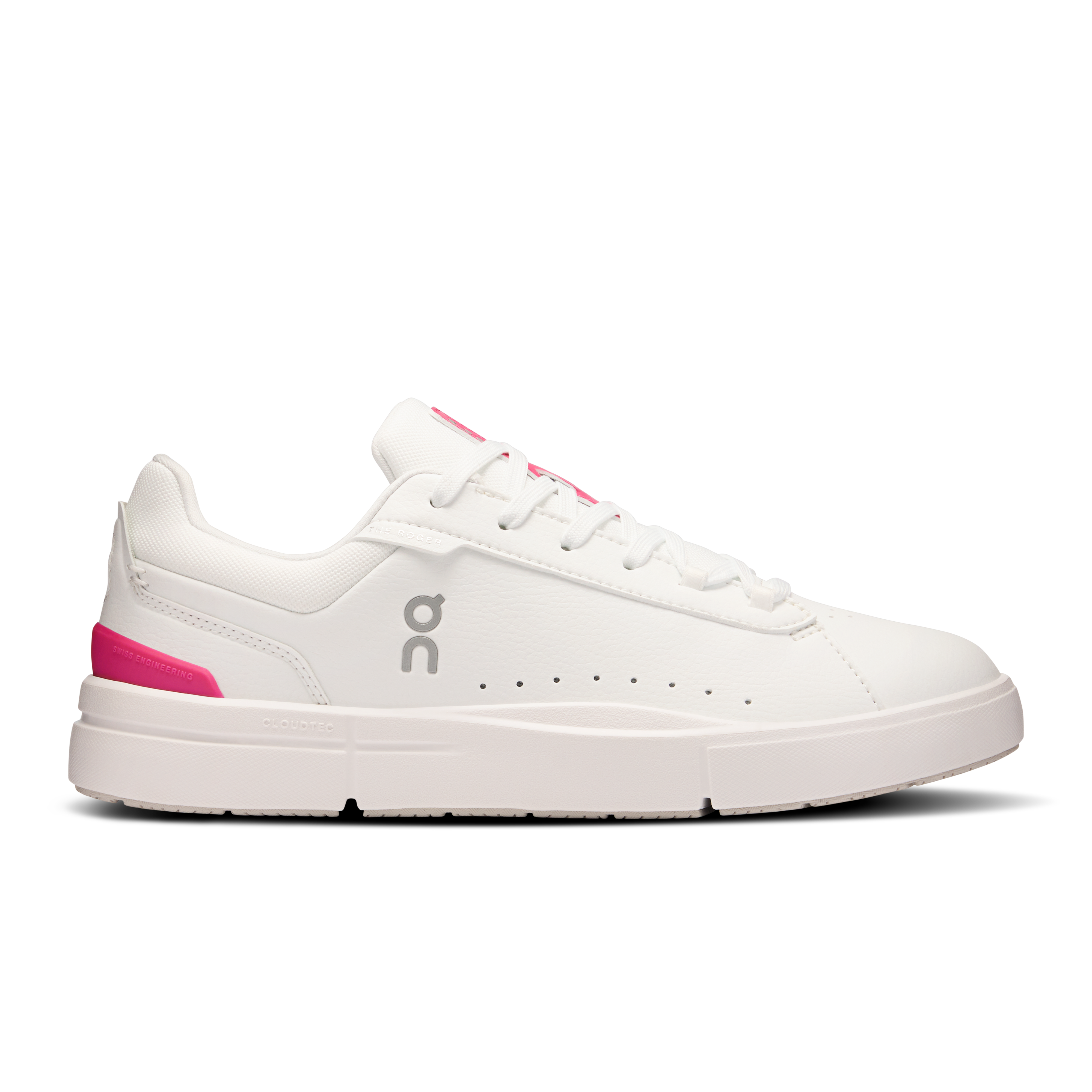 On THE ROGER Advantage Weiß Rosa Damen Damen – Alltag, Tennis-inspiriert, zeitloser Style Schuhe