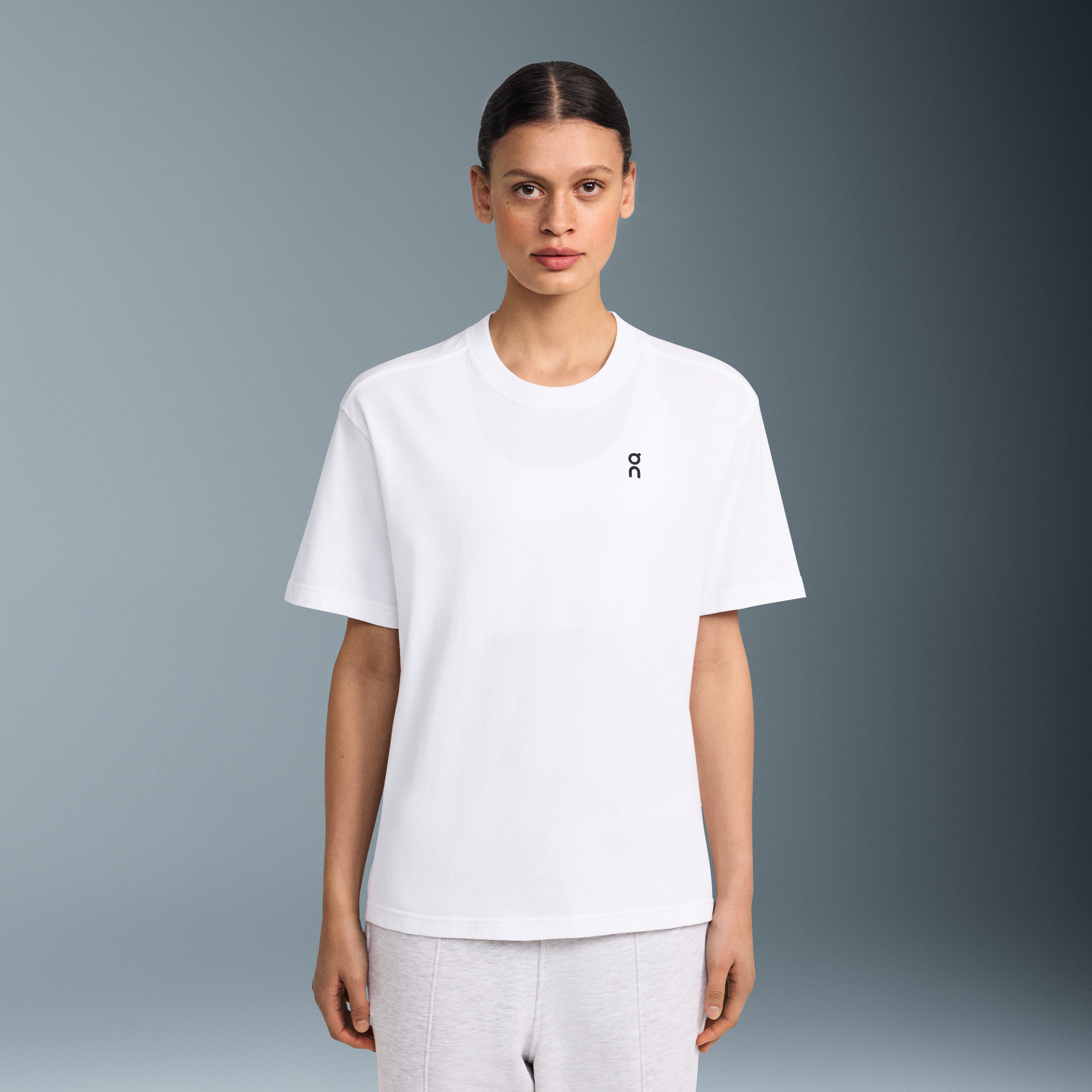 Club-T Graphic Tennis Short-Sleeve Shirt in White