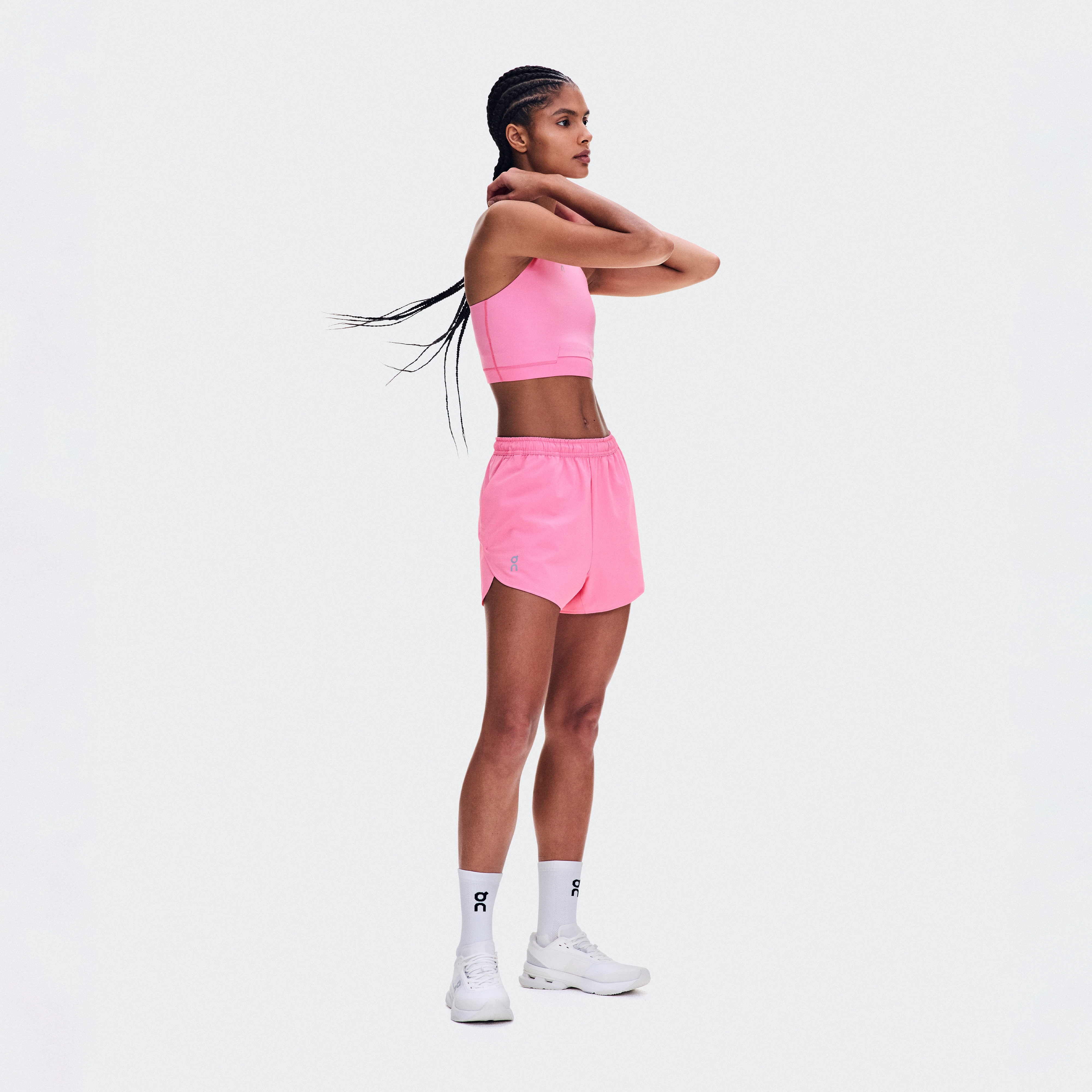 On Train Shorts 3" Bubblegum Damen – Hochintensives Training Shorts
