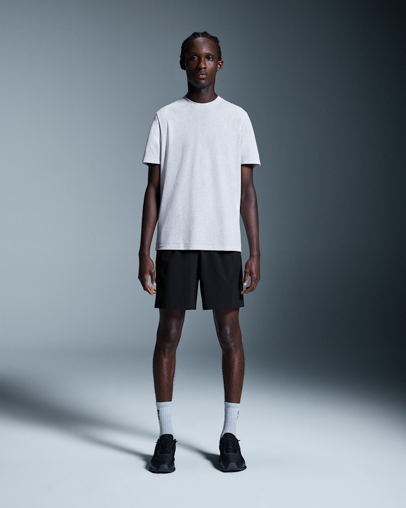 On Men's Focus-T Short-Sleeve Shirt in Crater, Size: Medium, Polyester