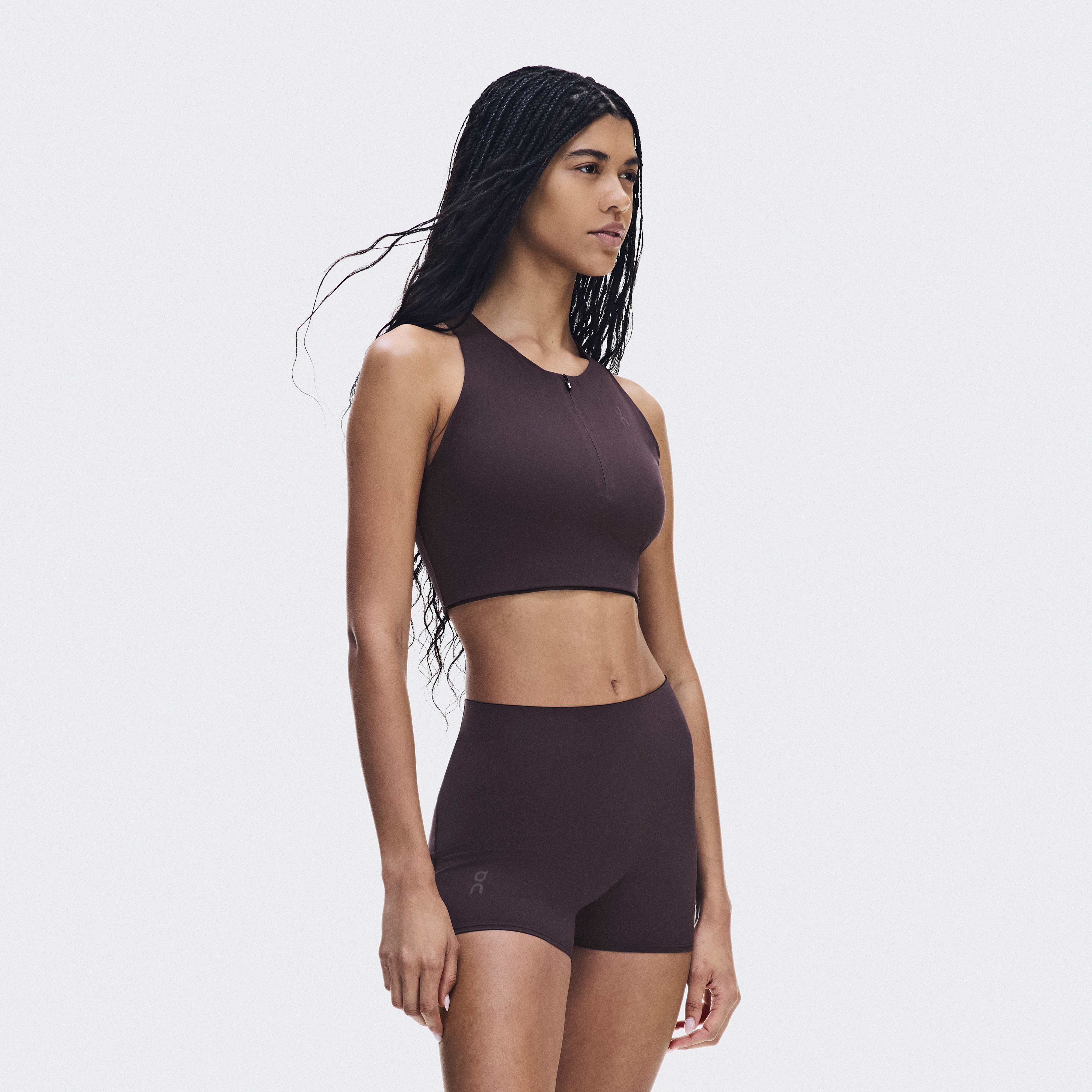 Zero Crop Shirt in Urchin