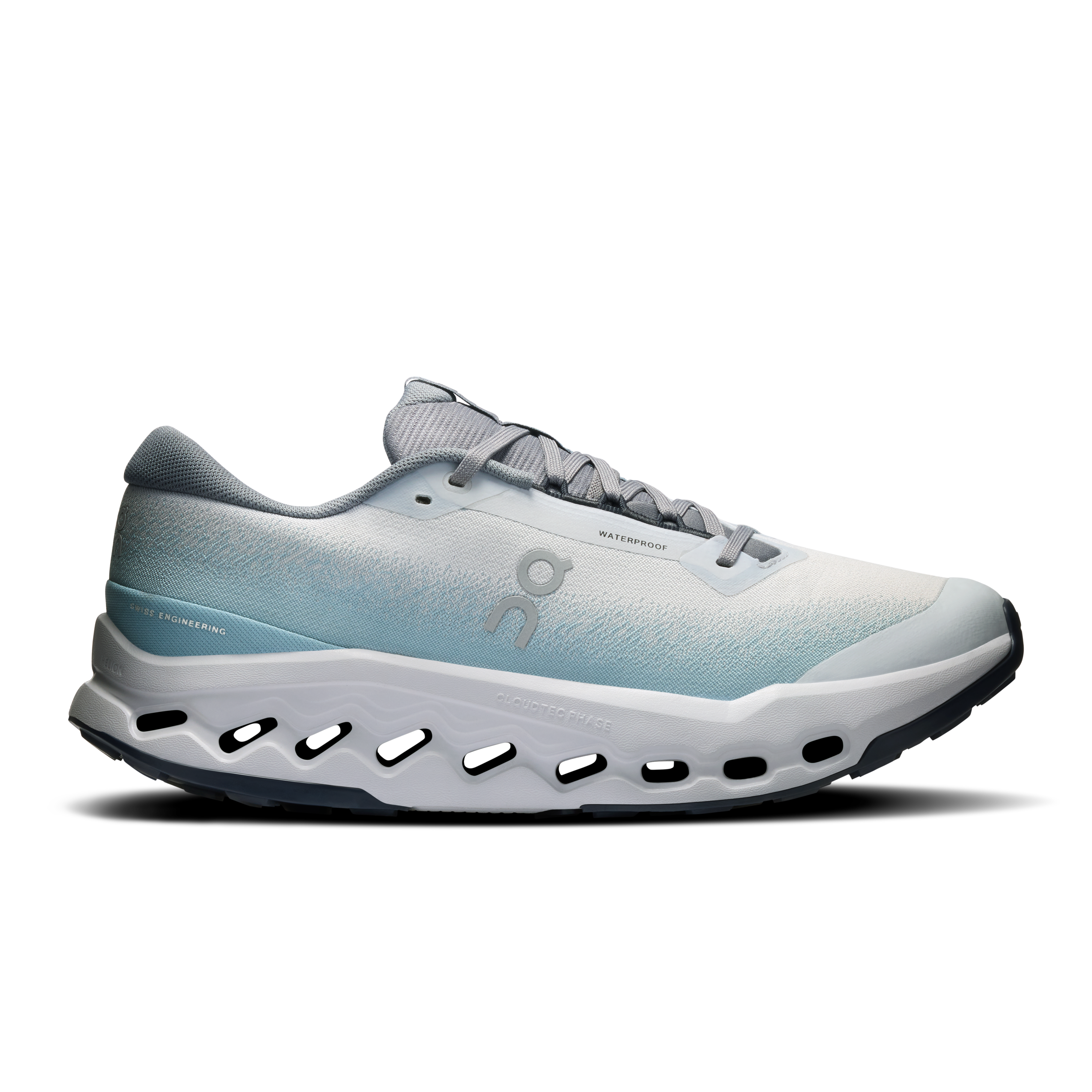 Cloudsurfer Trail 2 Waterproof Running Shoe in Glacier/Tide