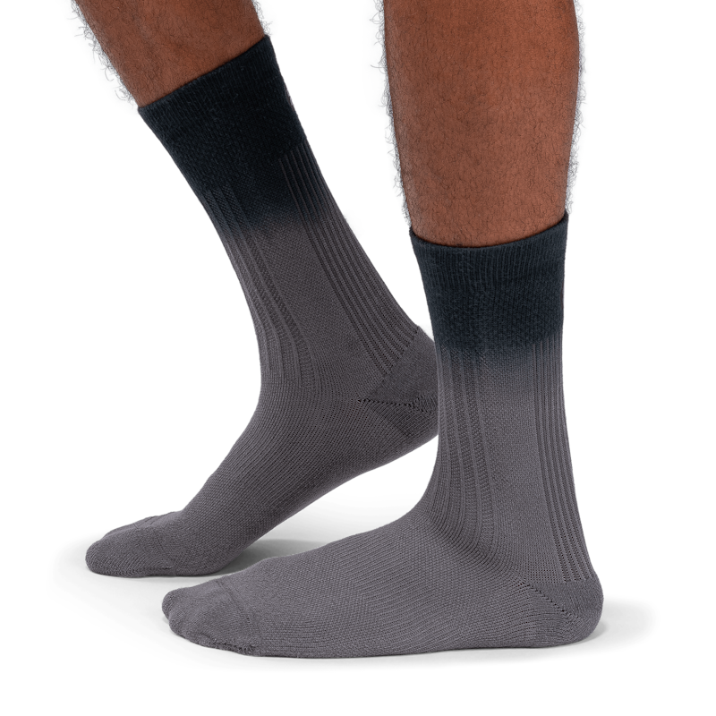 On All-Day Sock para Hombre en Carbon/Black, Talla: 46-47