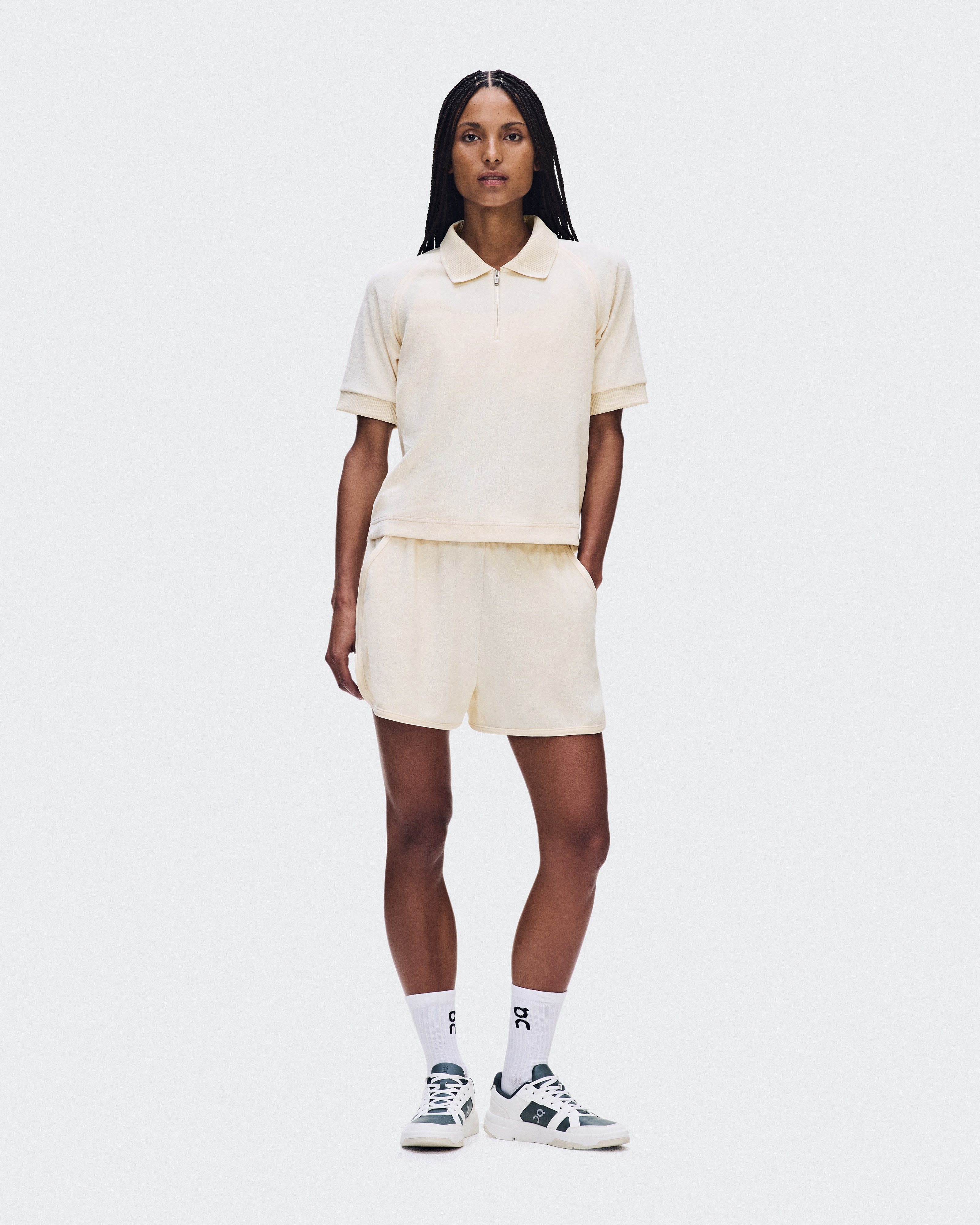 Courtside Shorts Terry in Chantilly