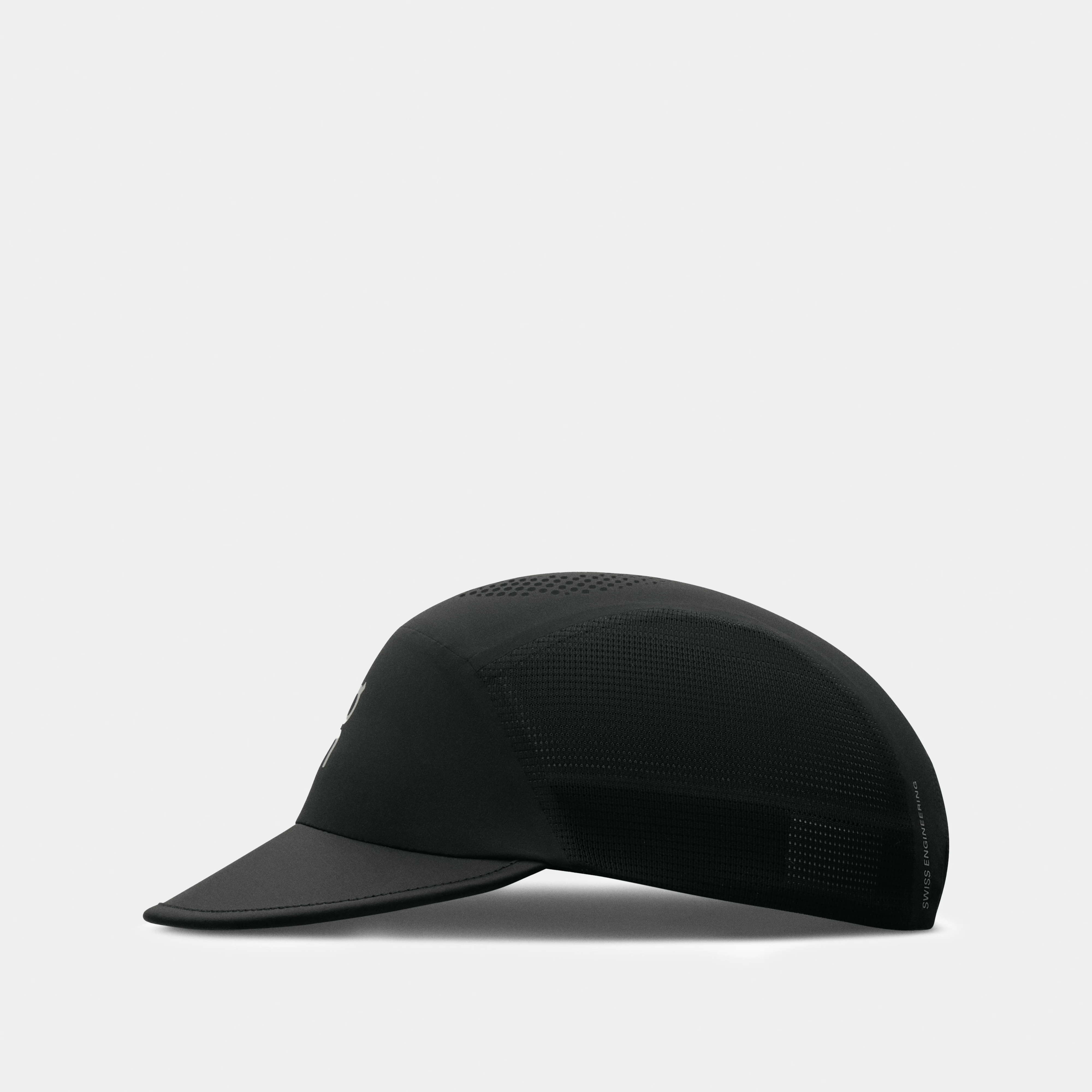 On Ultra Cap Black Unisex Unisex – Trail running, breathable, lightweight Headwear
